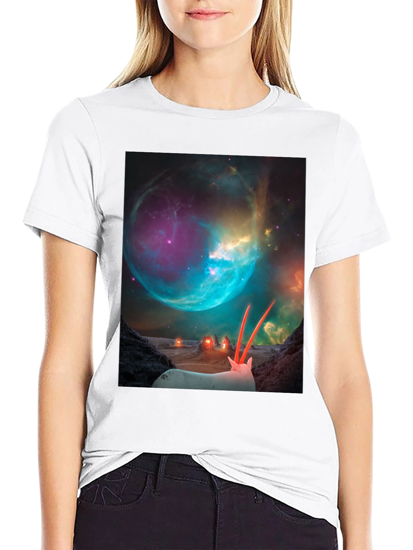 Sci-Fi Alien Landscape T-Shirt