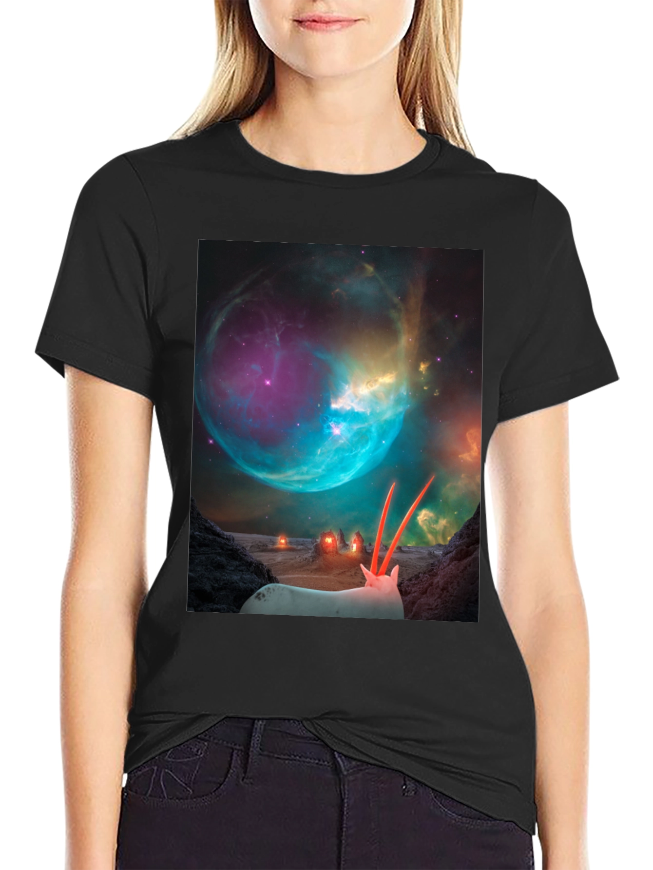 Sci-Fi Alien Landscape T-Shirt