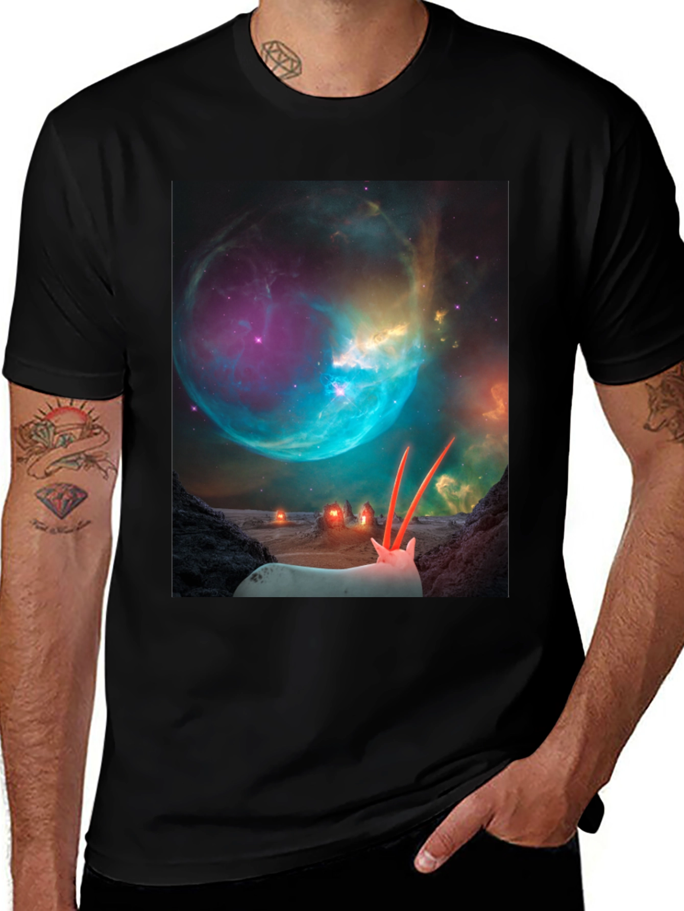 Sci-Fi Alien Landscape T-Shirt