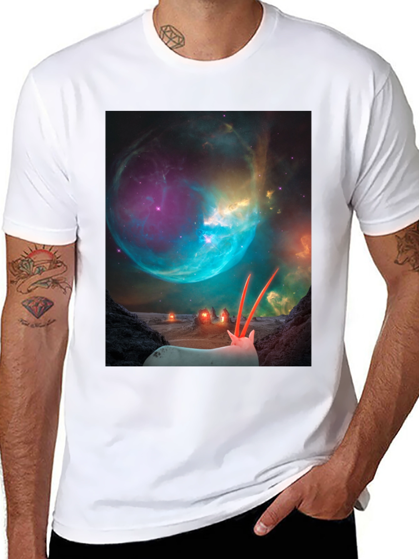 Sci-Fi Alien Landscape T-Shirt
