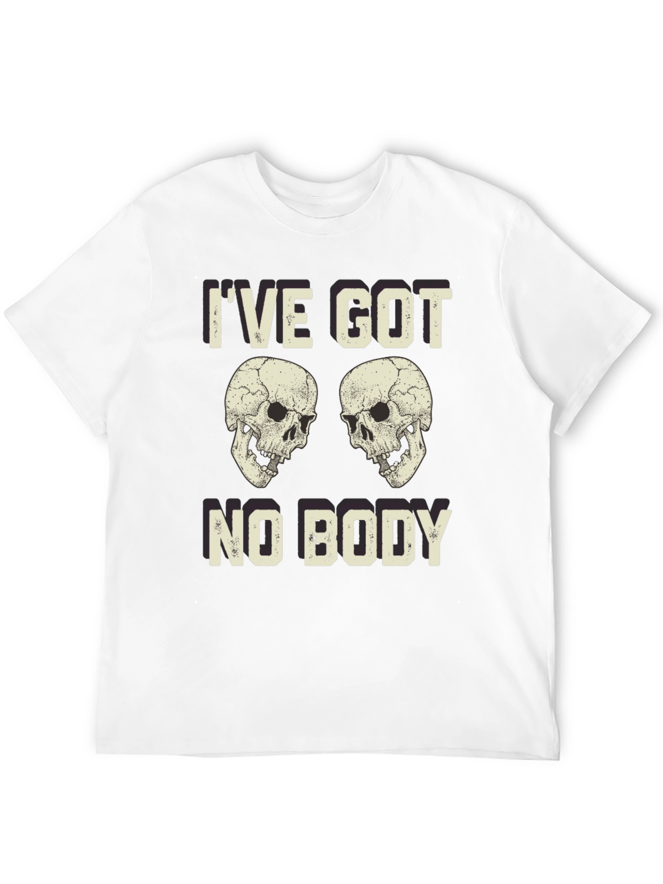 Ive Got No Body Skull Graphic T-Shirt