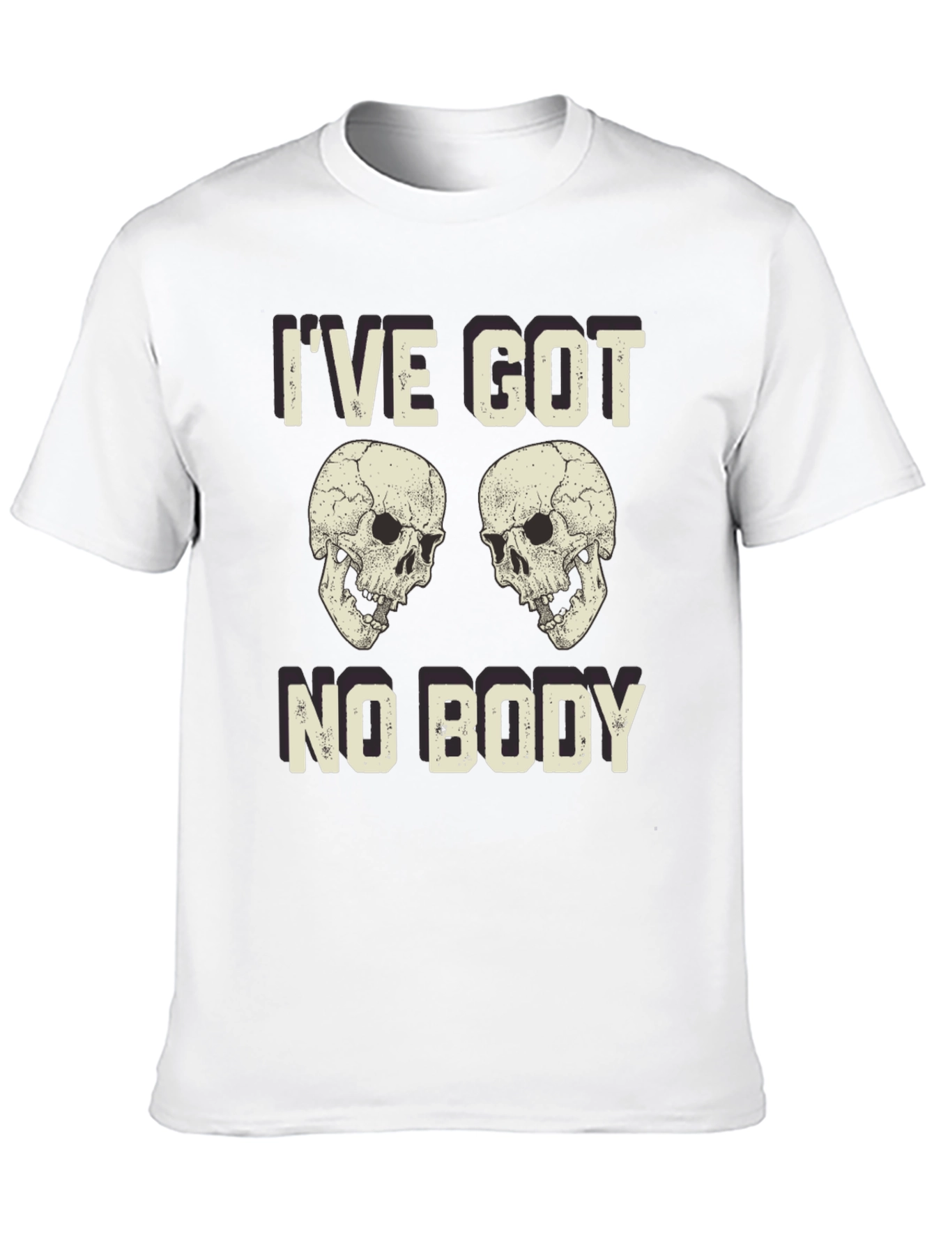 Ive Got No Body Skull Graphic T-Shirt