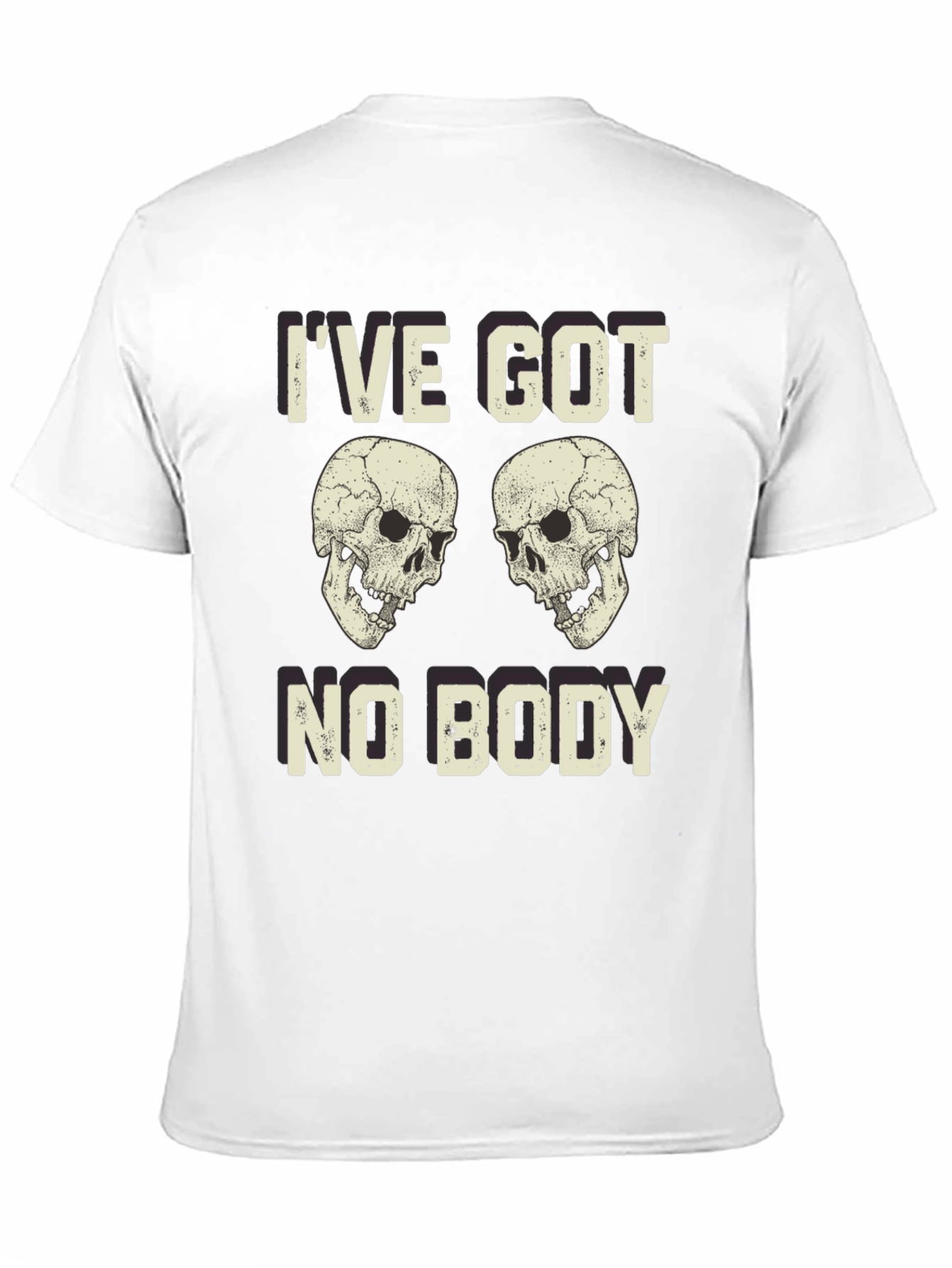 Ive Got No Body Skull Graphic T-Shirt