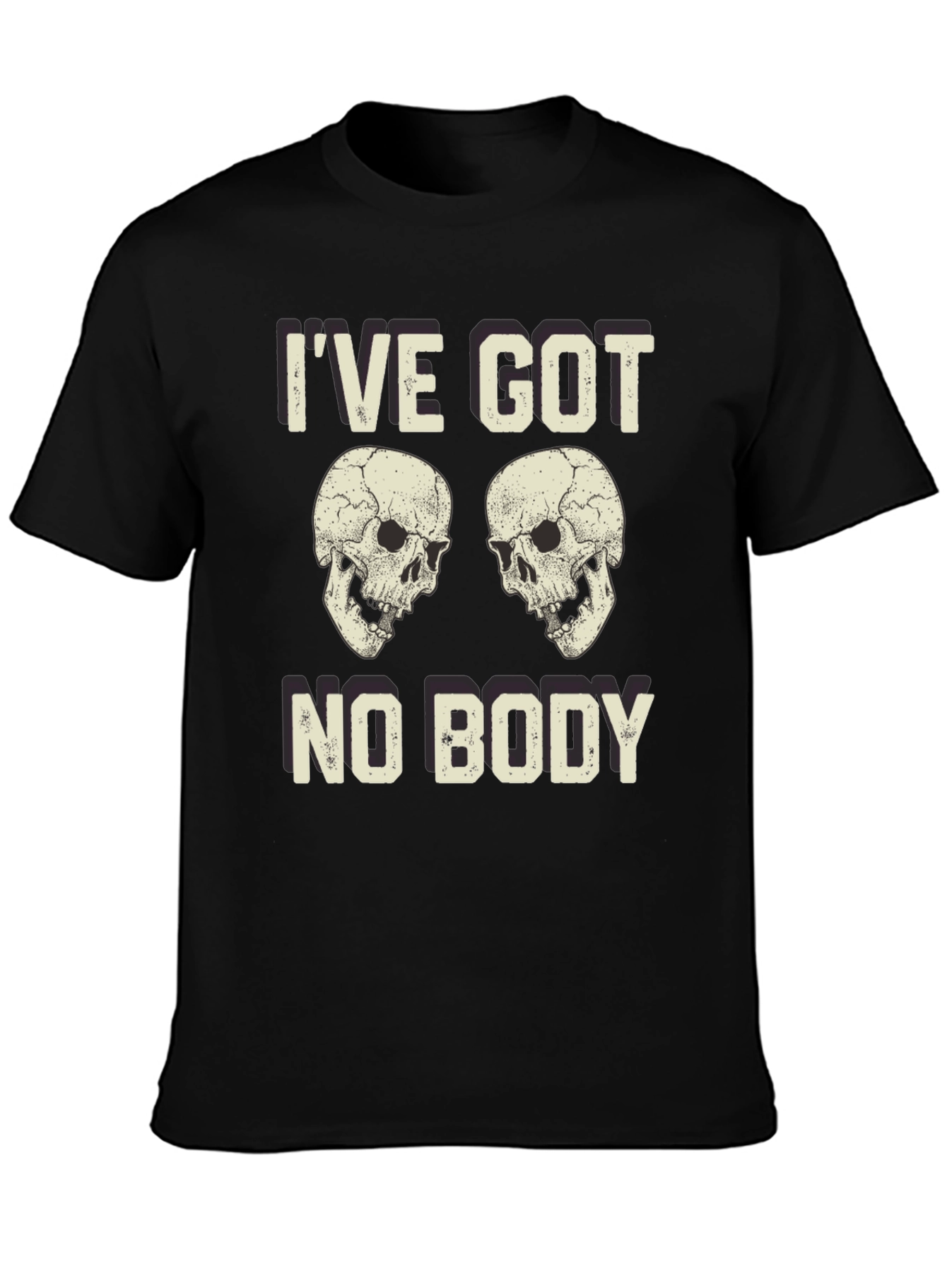 Ive Got No Body Skull Graphic T-Shirt