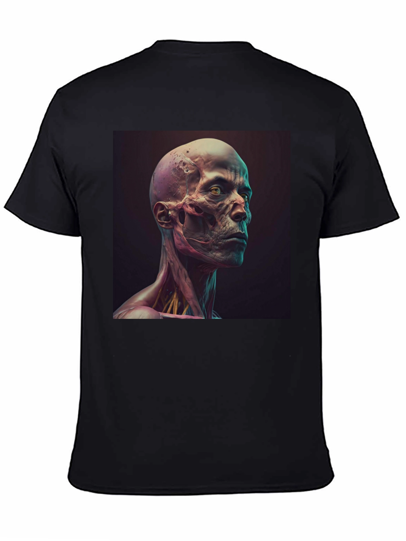 Anatomical Skull Graphic Tee - Unique Art Shirt