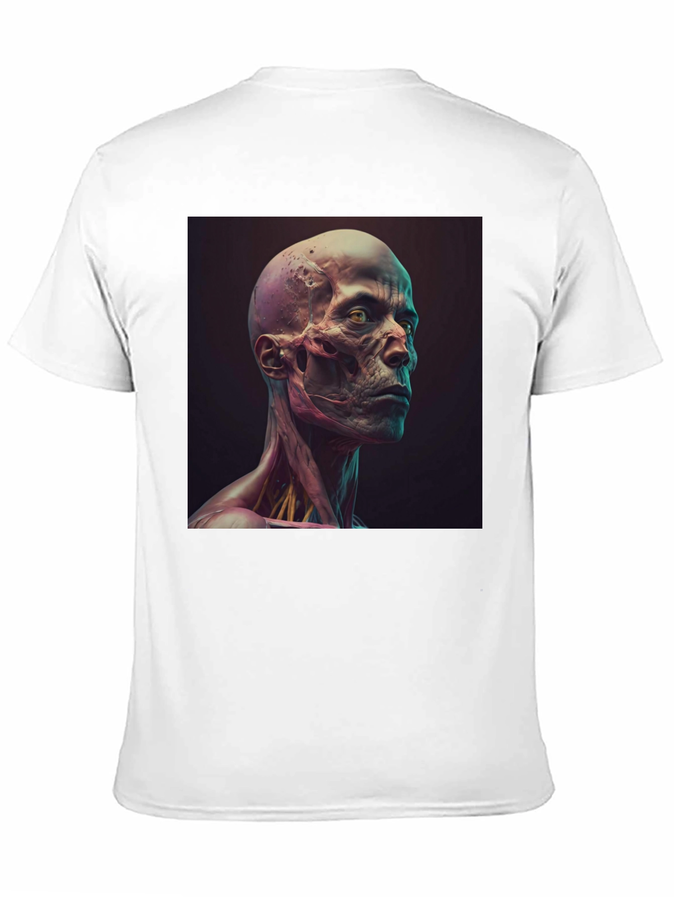 Anatomical Skull Graphic Tee - Unique Art Shirt