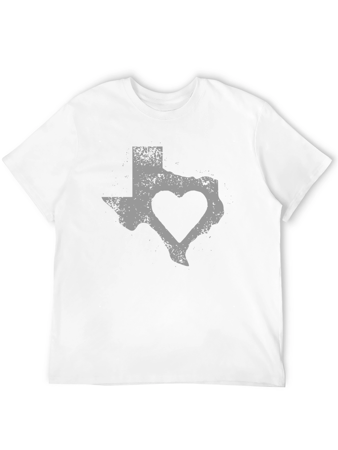 Texas Heart T-Shirt - Distressed State Pride Tee