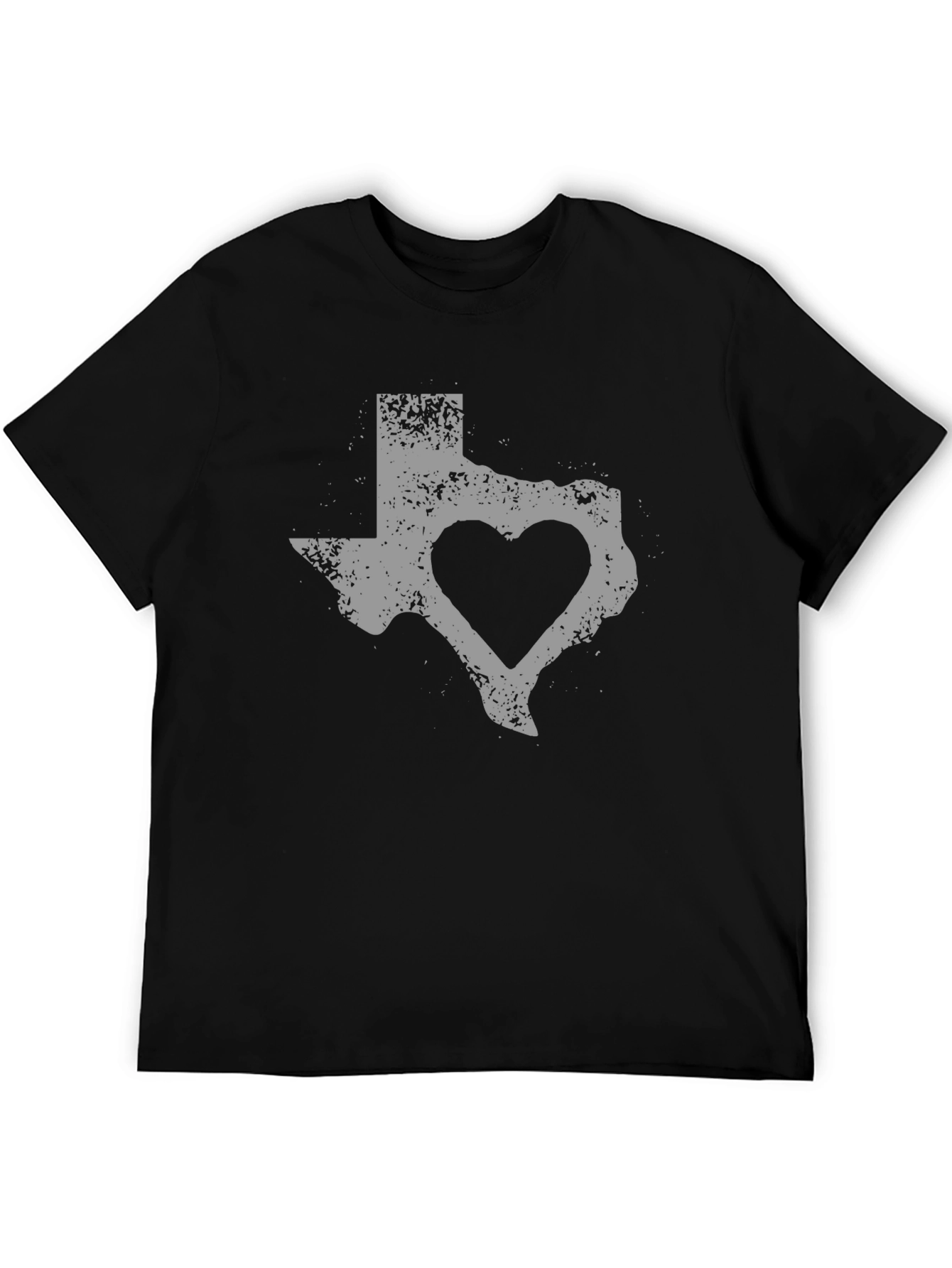 Texas Heart T-Shirt - Distressed State Pride Tee