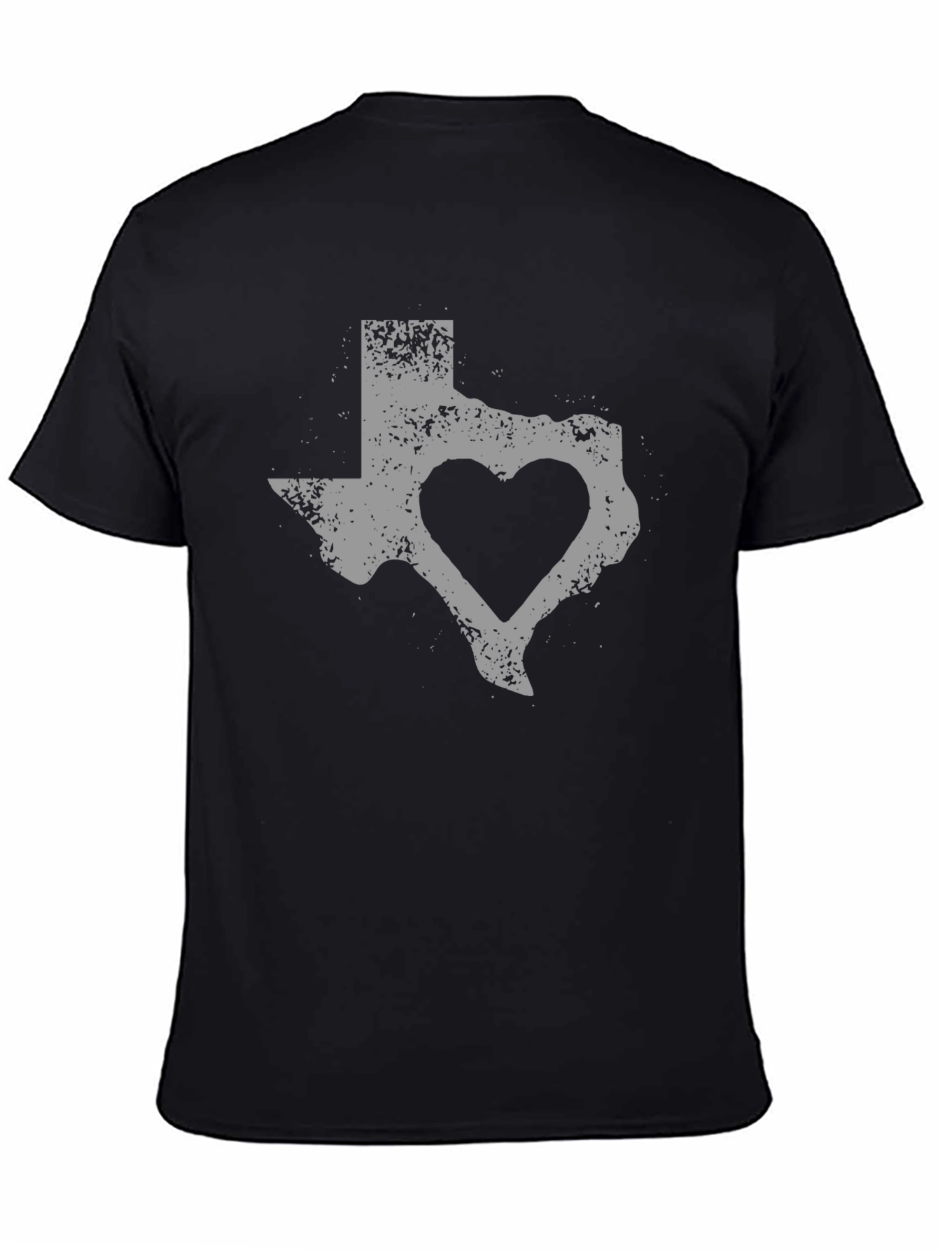 Texas Heart T-Shirt - Distressed State Pride Tee