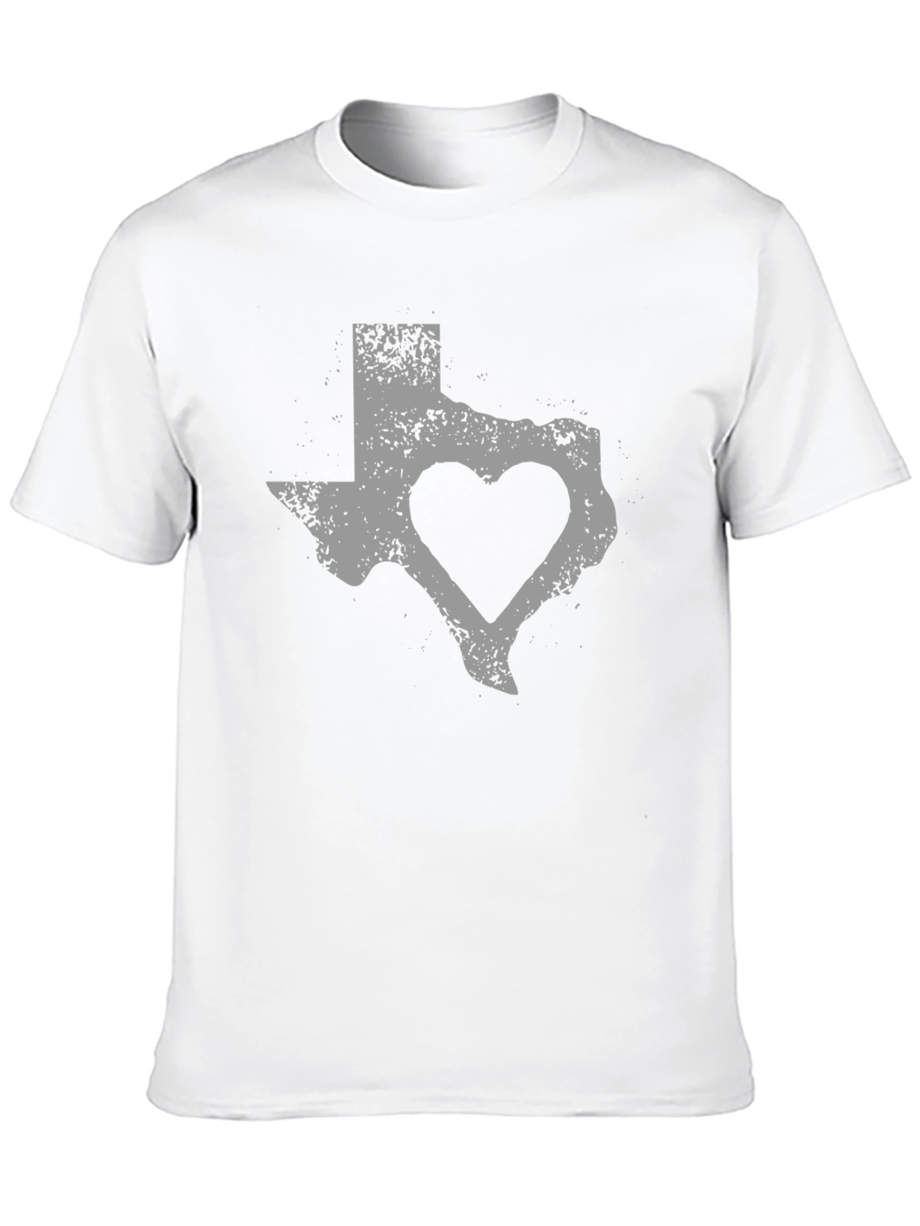 Texas Heart T-Shirt - Distressed State Pride Tee