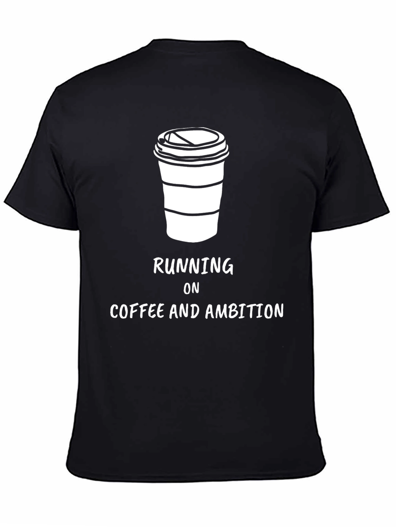 Coffee & Ambition Graphic Tee - Black