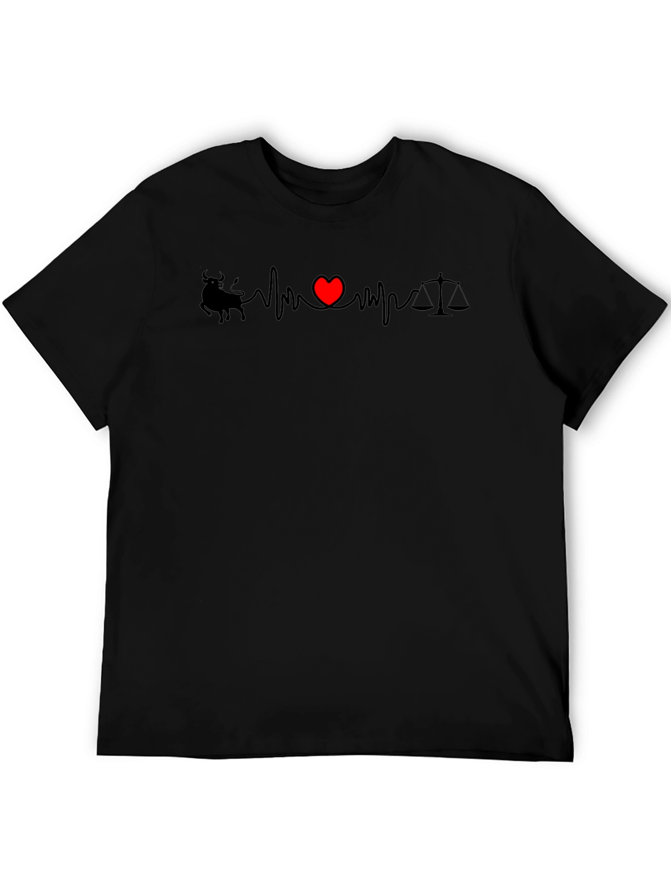 Bull Heart Libra - Heartbeat T-Shirt
