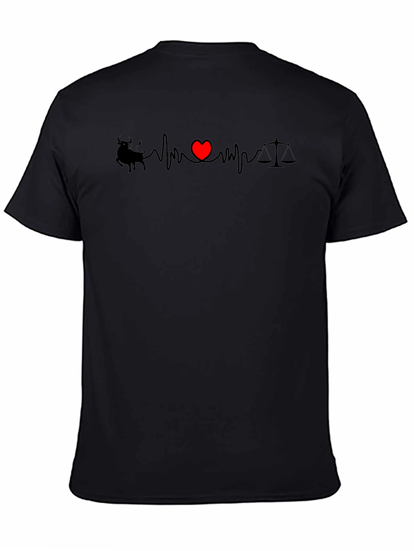 Bull Heart Libra - Heartbeat T-Shirt