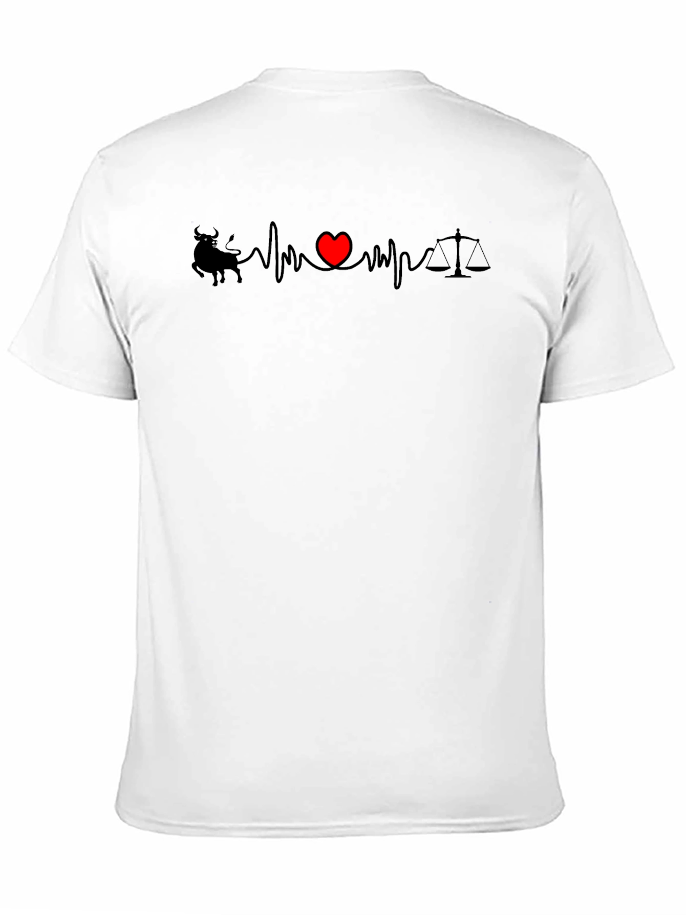 Bull Heart Libra - Heartbeat T-Shirt