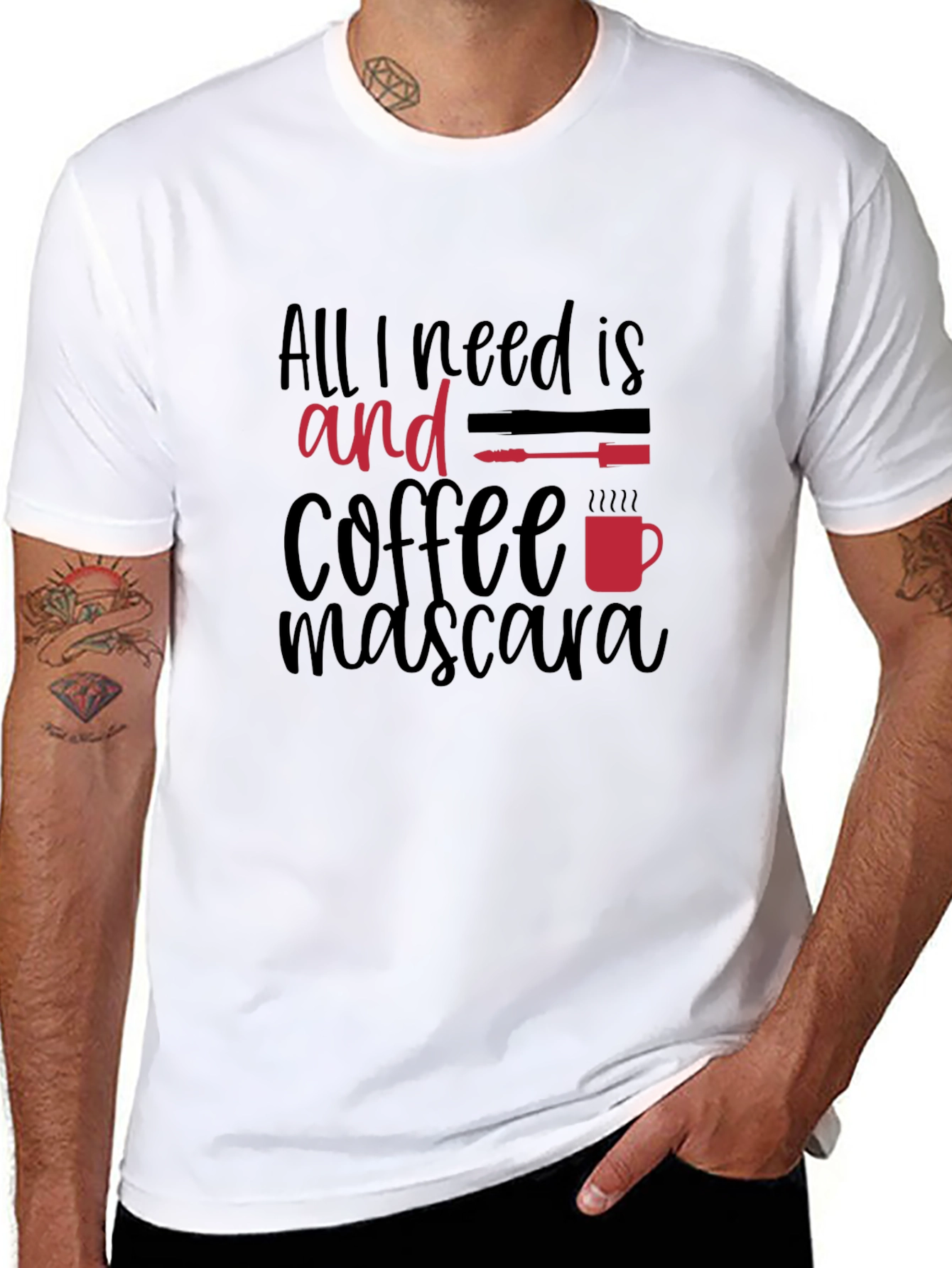 Coffee & Mascara Graphic T-Shirt