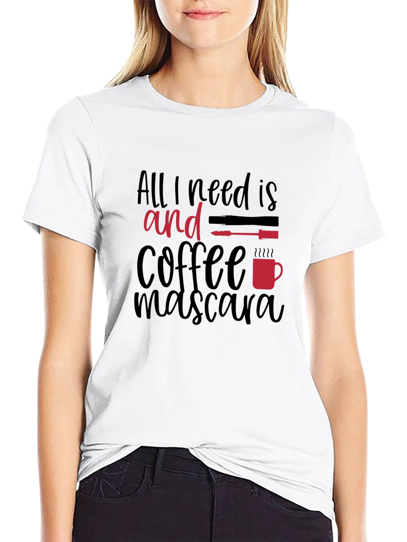 Coffee & Mascara Graphic T-Shirt