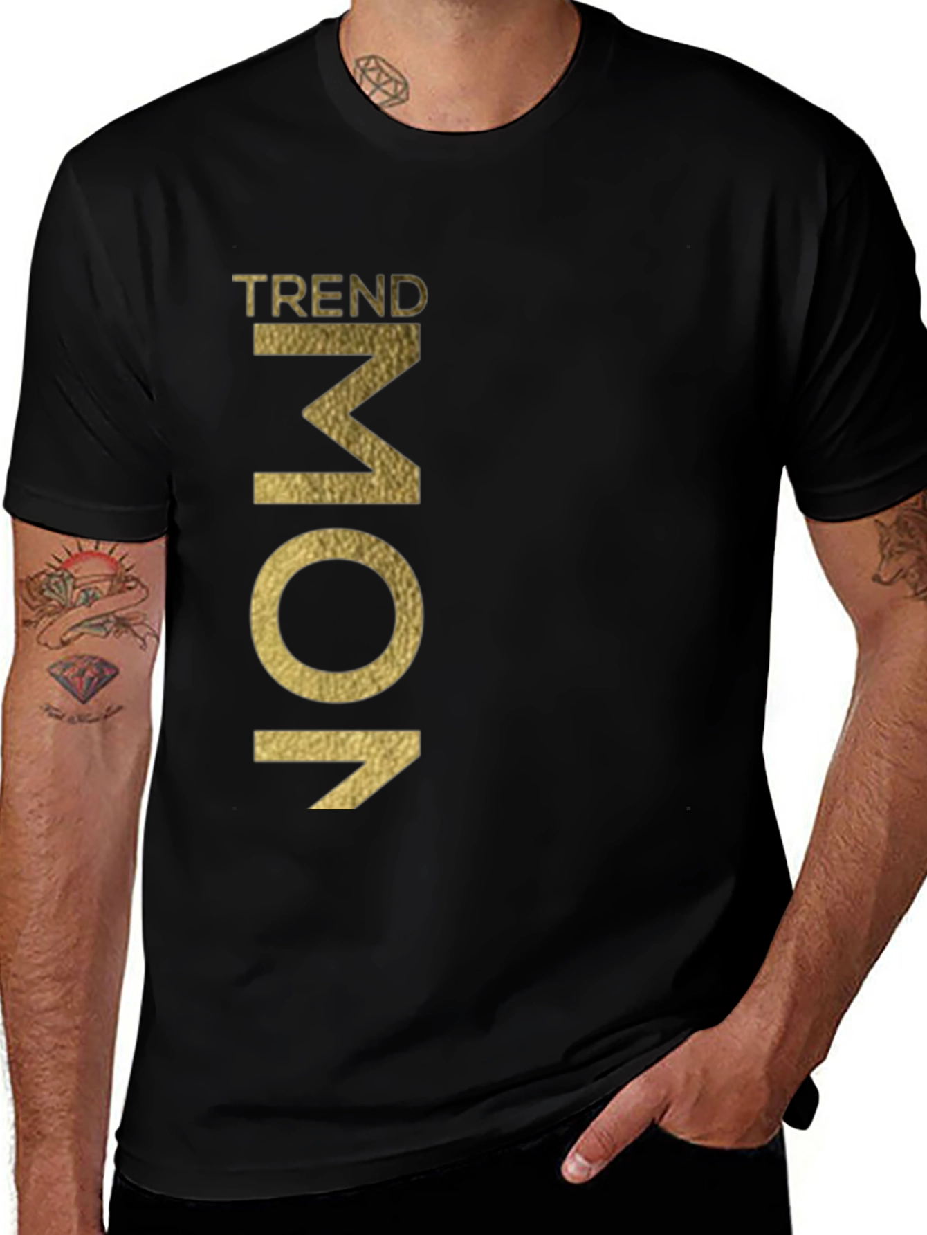 Trendy Mom Black Graphic Tee