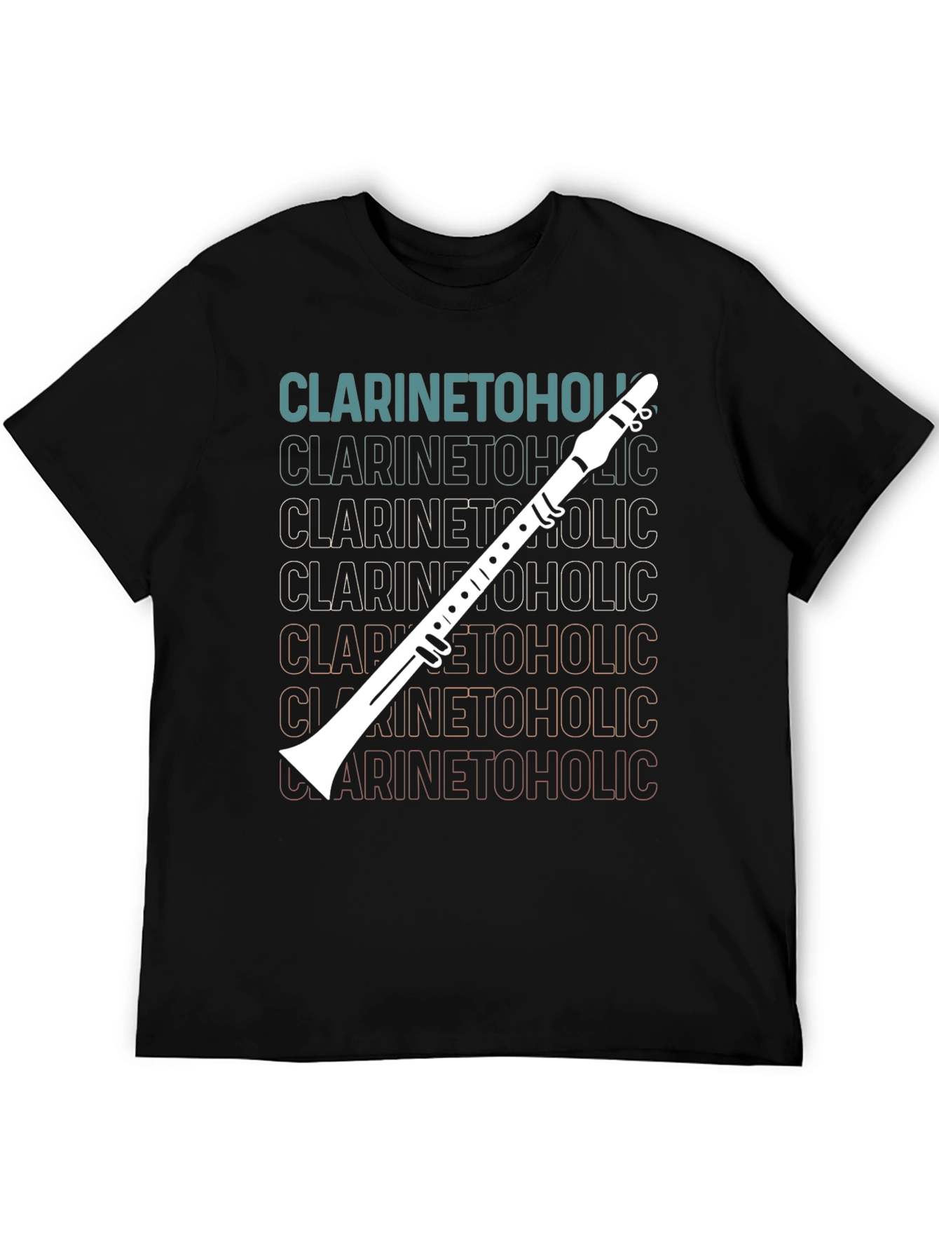 Clarineteholic T-Shirt - Music Lover Apparel
