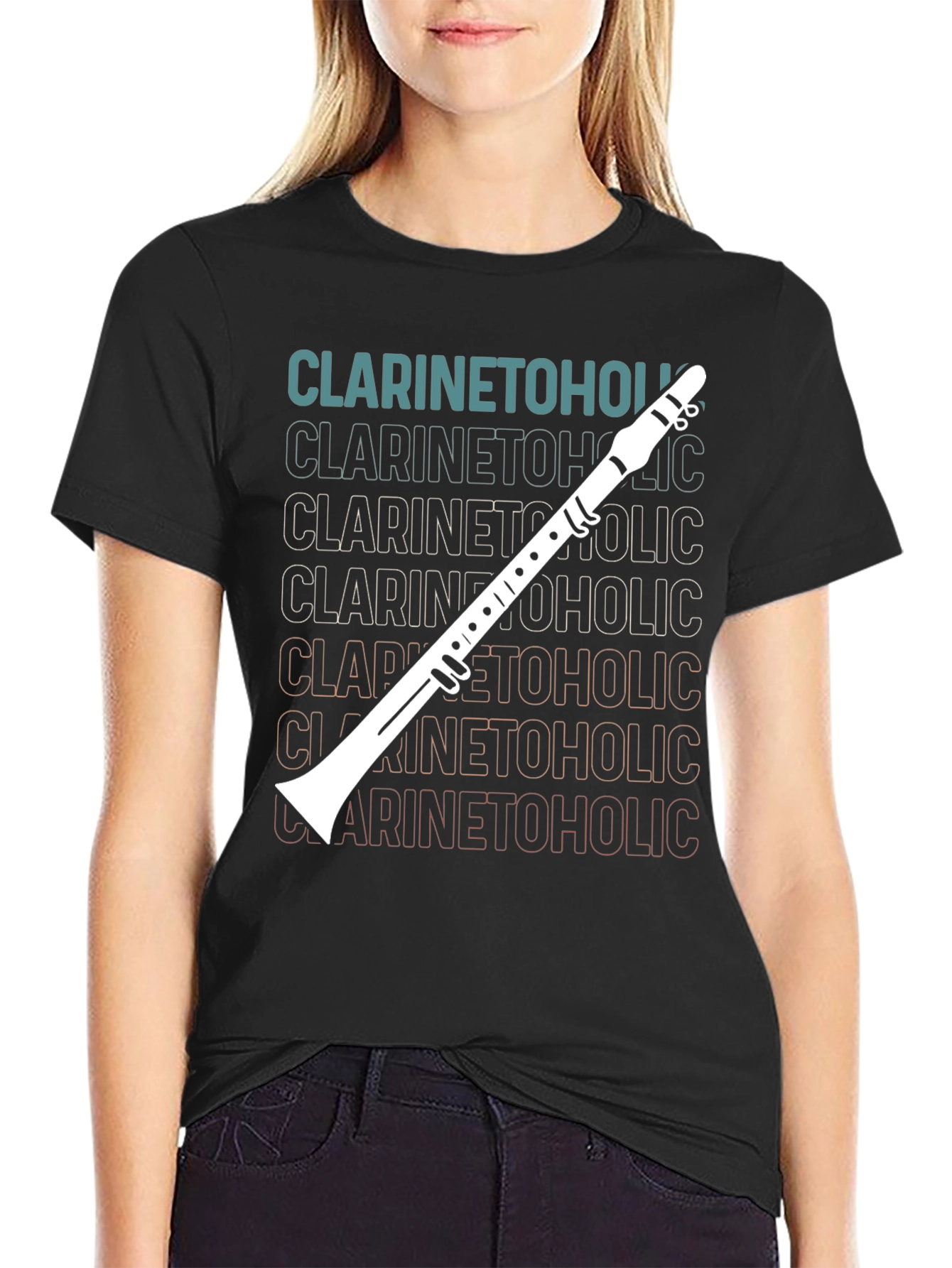 Clarineteholic T-Shirt - Music Lover Apparel