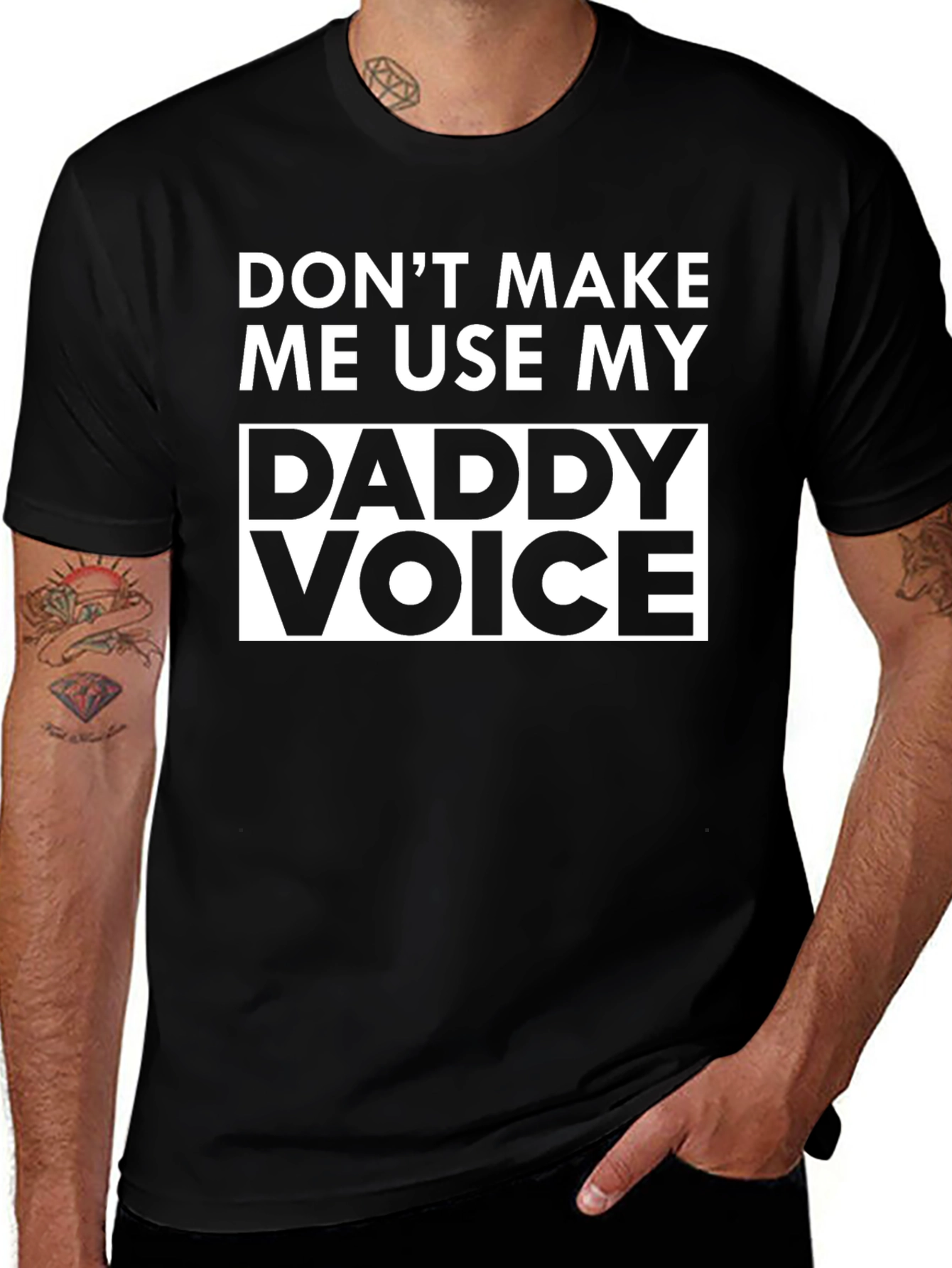 Daddy Voice T-Shirt - Humorous Novelty Tee