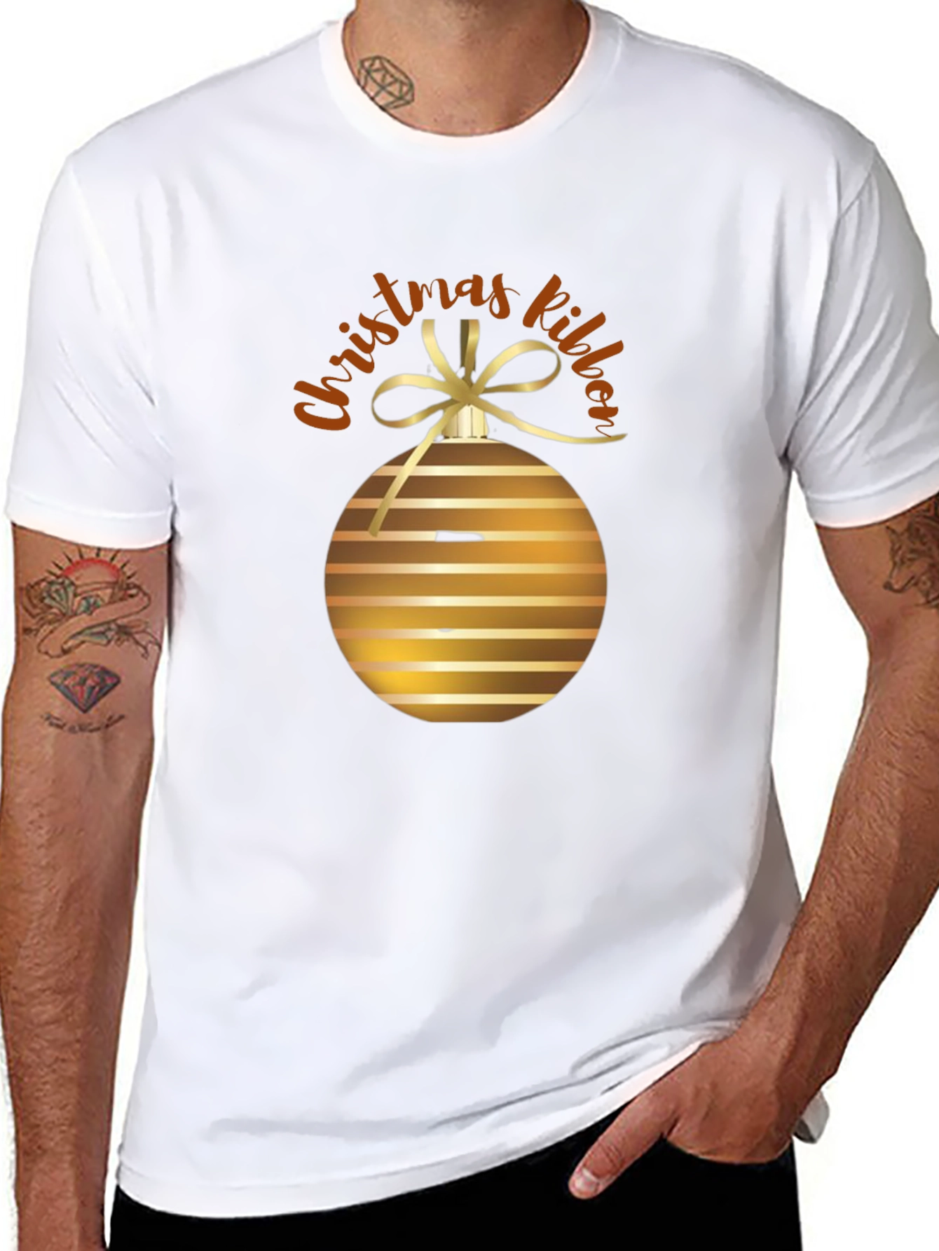 Christmas Ribbon Ornament T-Shirt