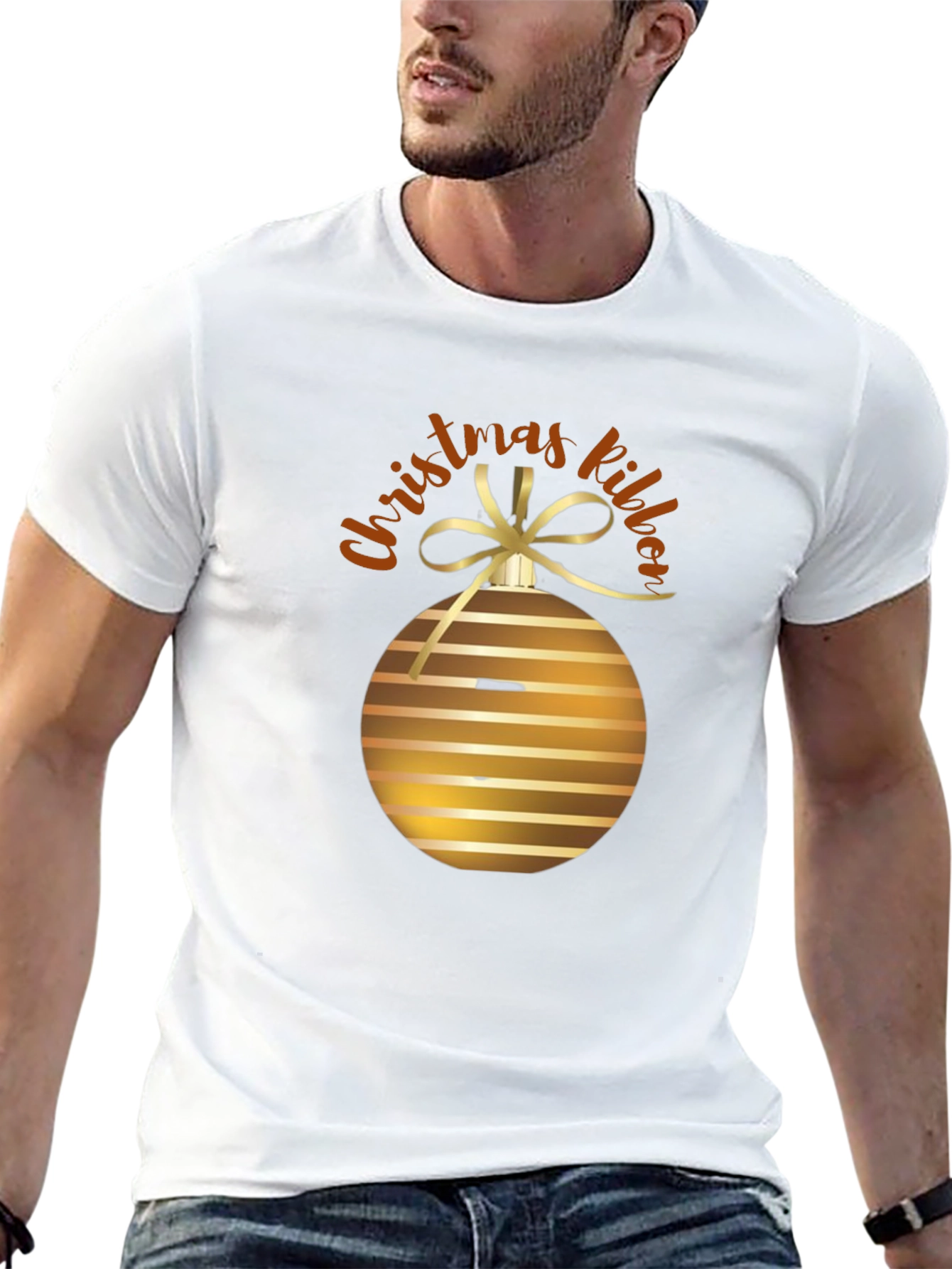 Christmas Ribbon Ornament T-Shirt
