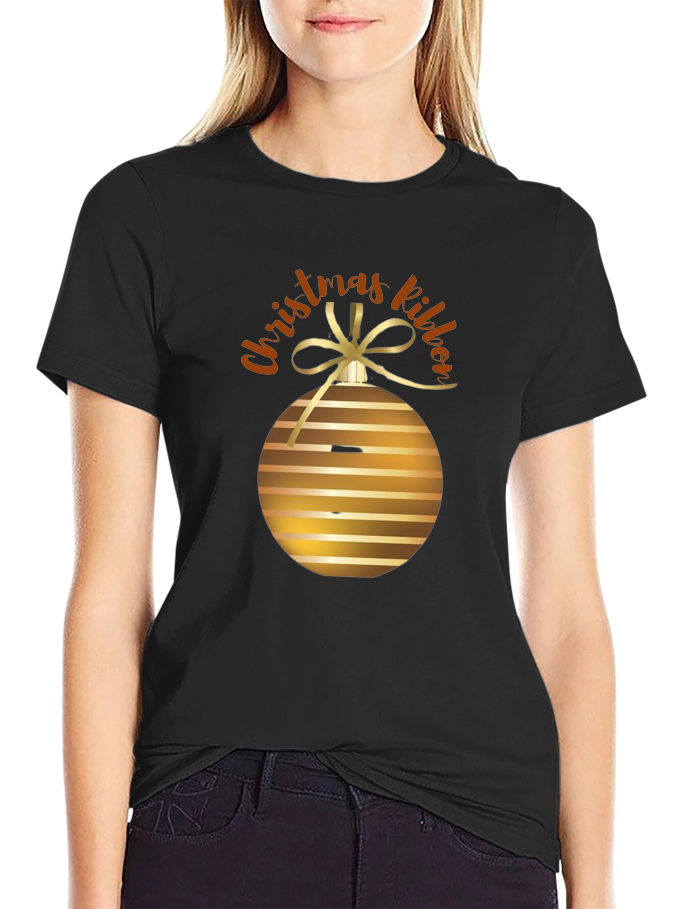Christmas Ribbon Ornament T-Shirt
