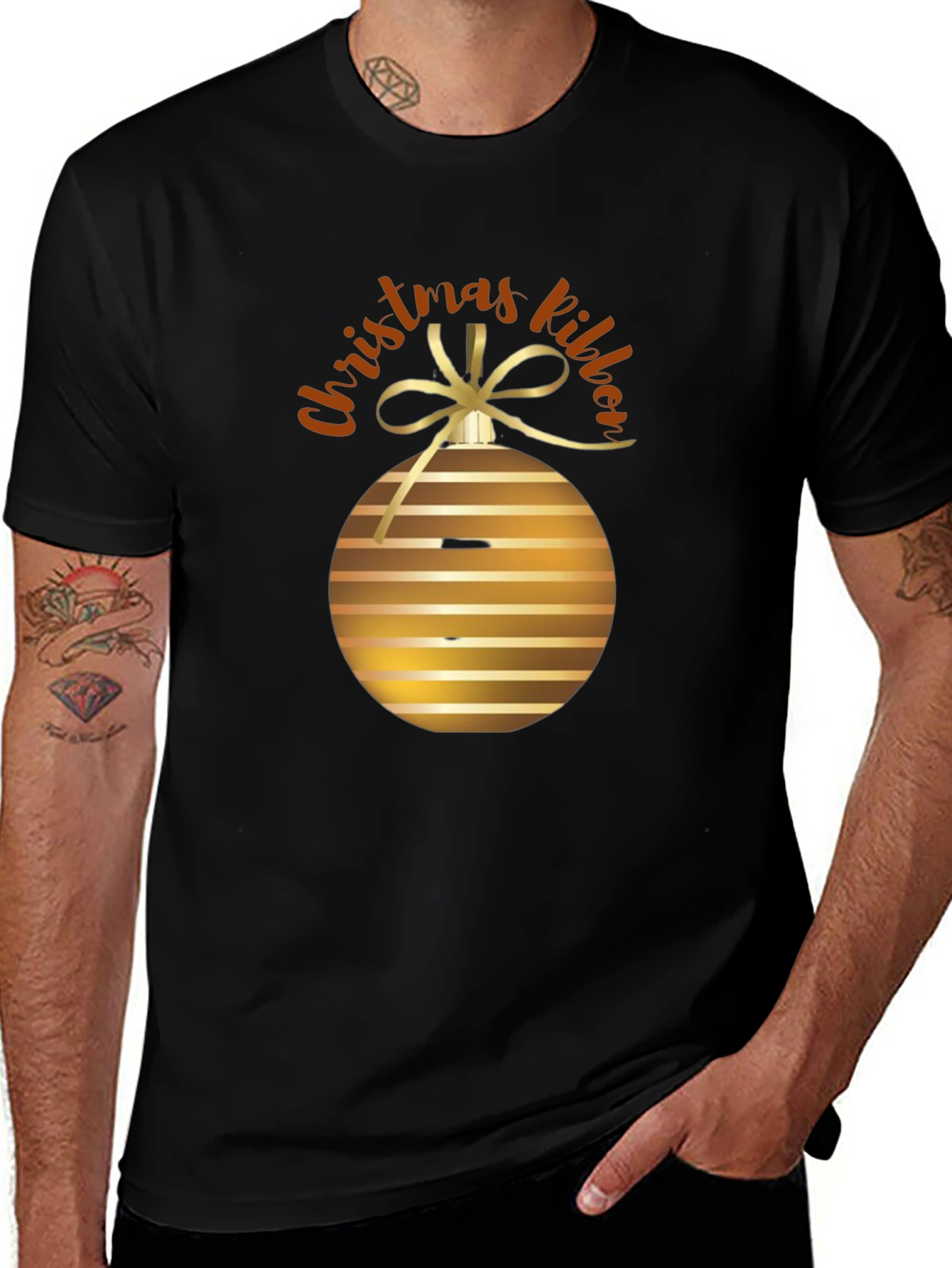 Christmas Ribbon Ornament T-Shirt