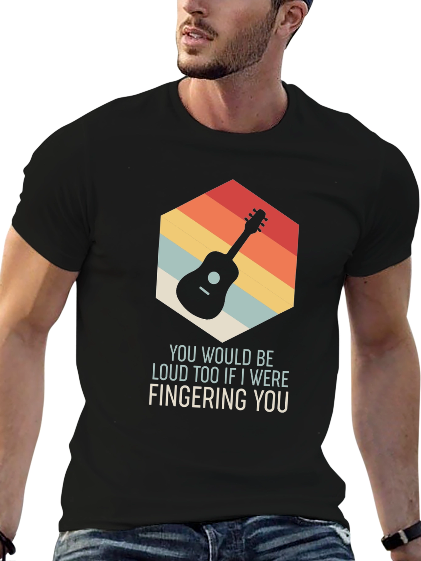 Guitar Fingering T-Shirt - Funny Music Tee
