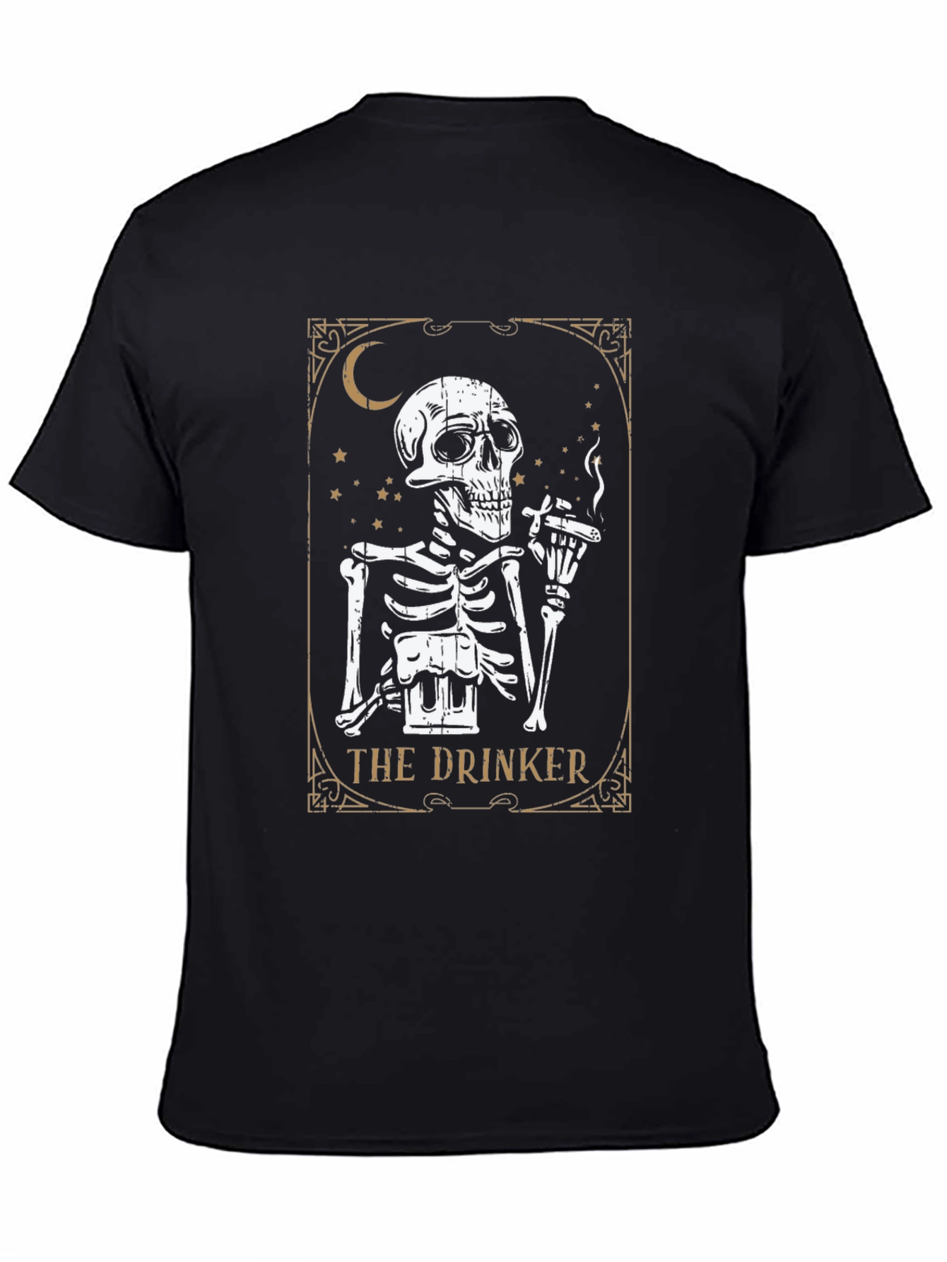 The Drinker Skeleton Graphic T-Shirt