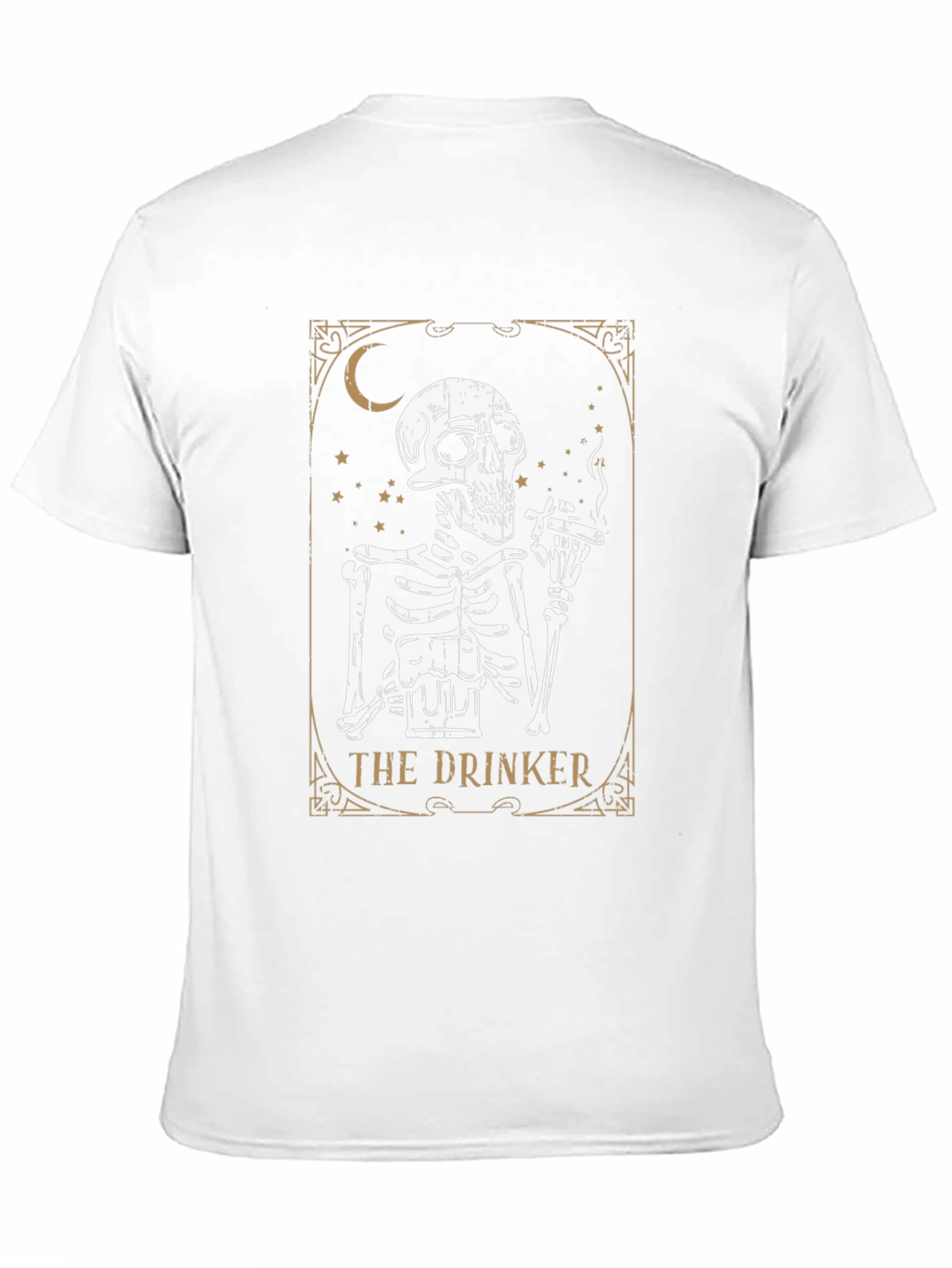 The Drinker Skeleton Graphic T-Shirt