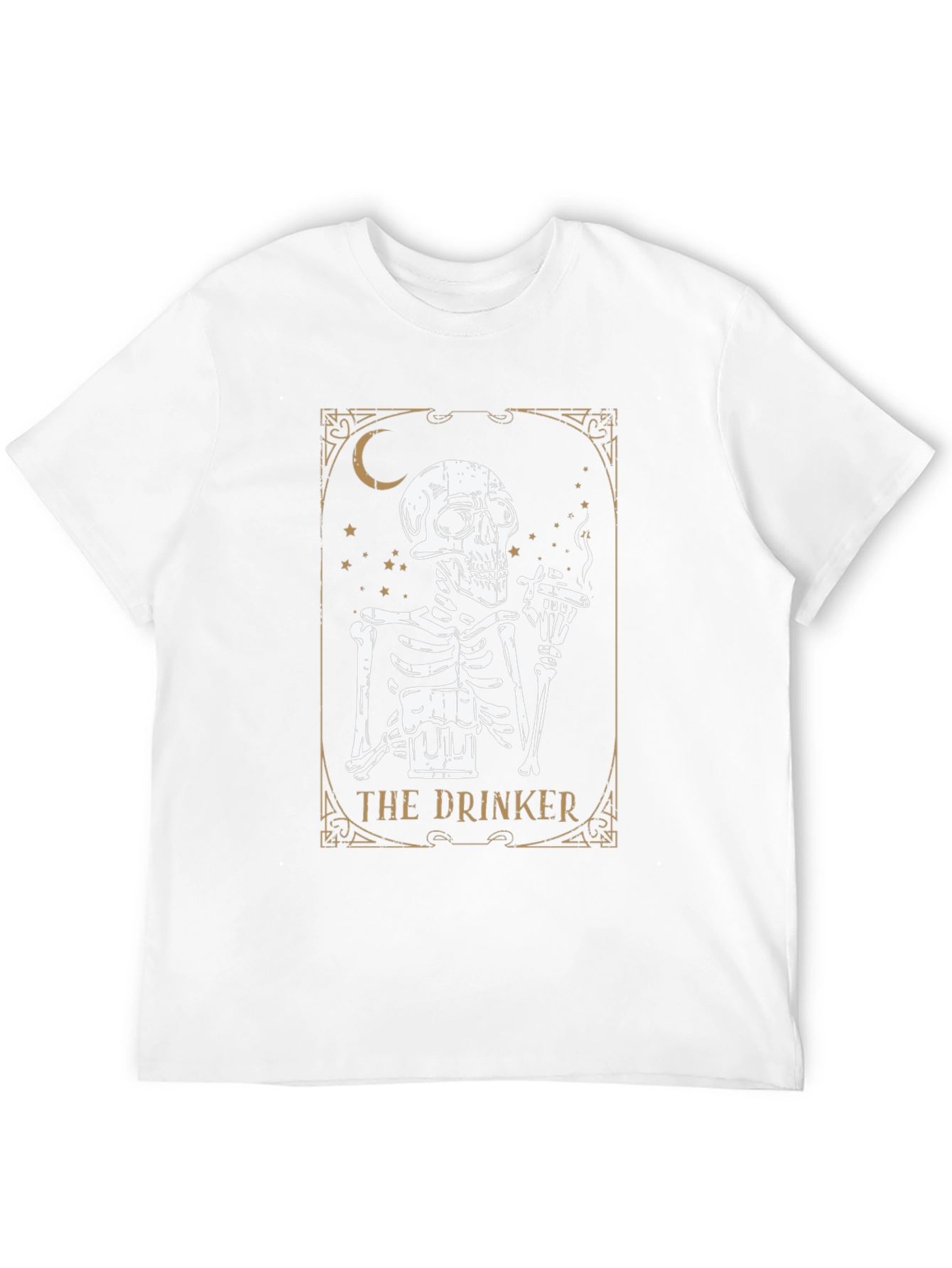 The Drinker Skeleton Graphic T-Shirt