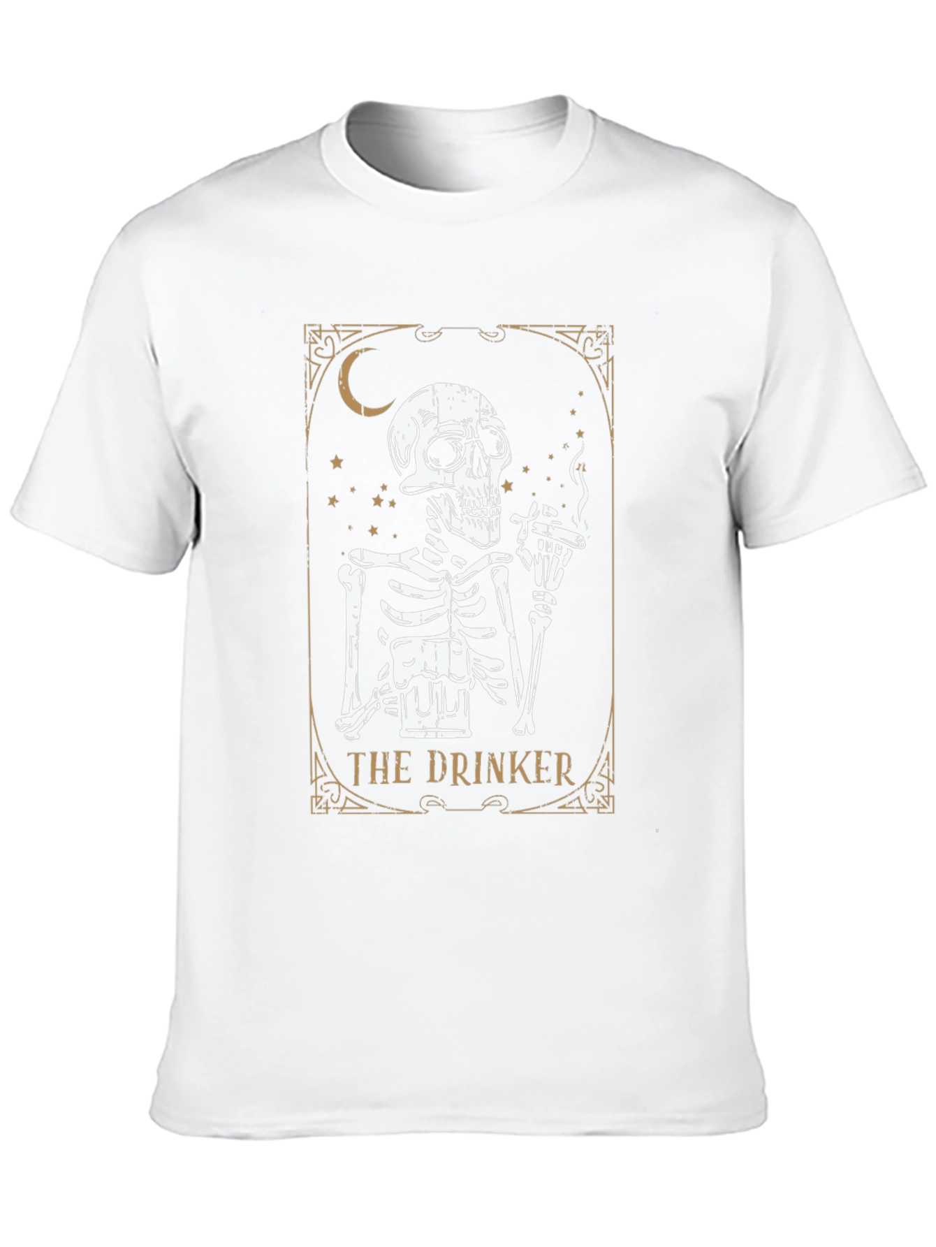 The Drinker Skeleton Graphic T-Shirt