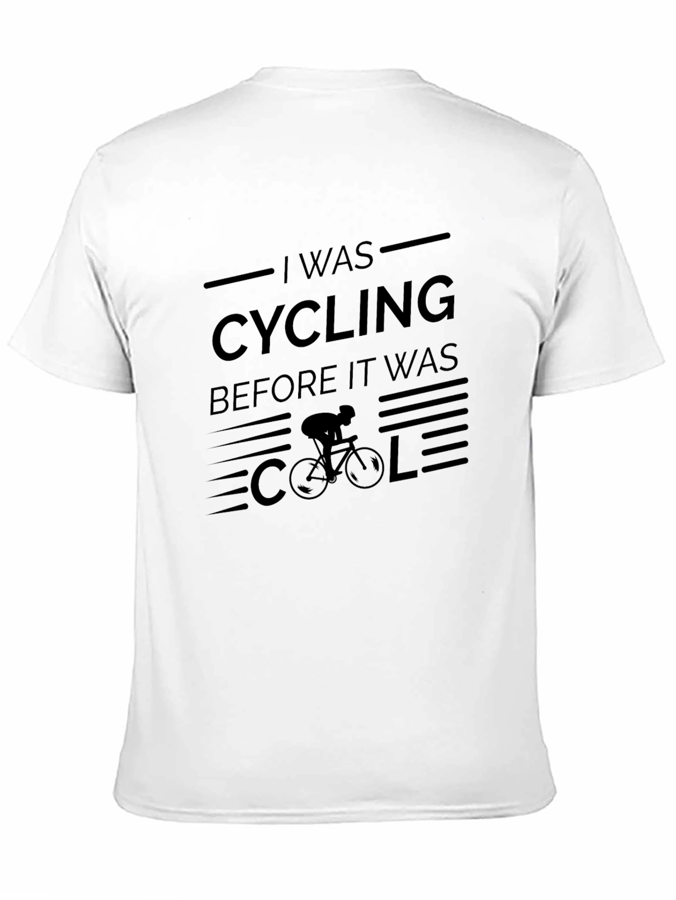 Cycling Before It Was Cool T-Shirt - Black