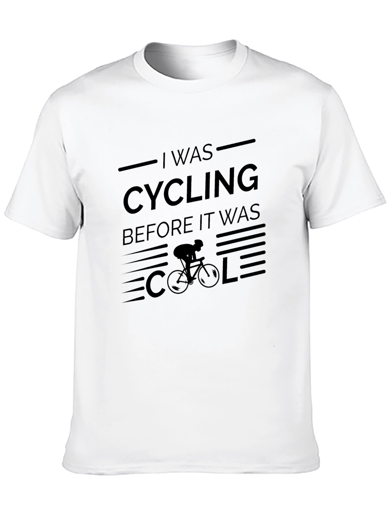 Cycling Before It Was Cool T-Shirt - Black