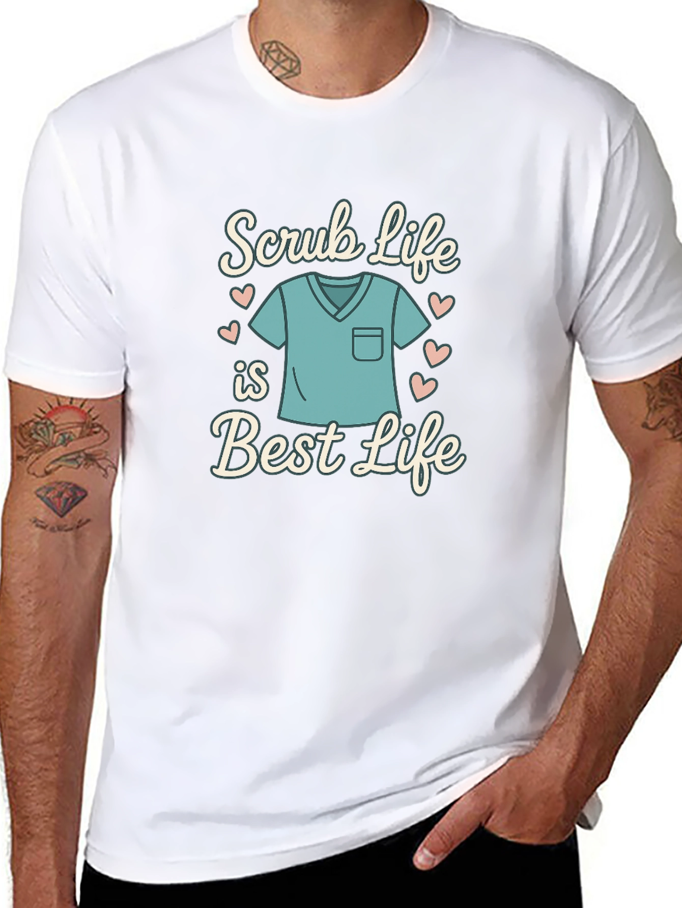 Scrub Life is Best Life T-Shirt - Medical Apparel