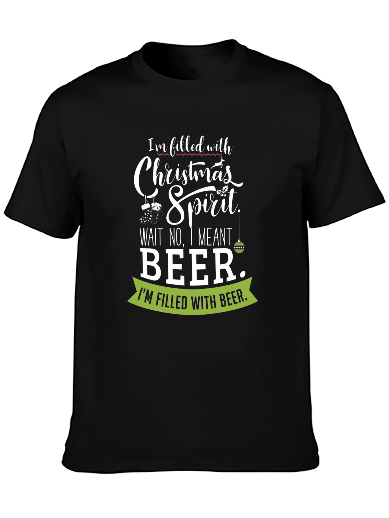 Christmas Spirit Beer T-Shirt