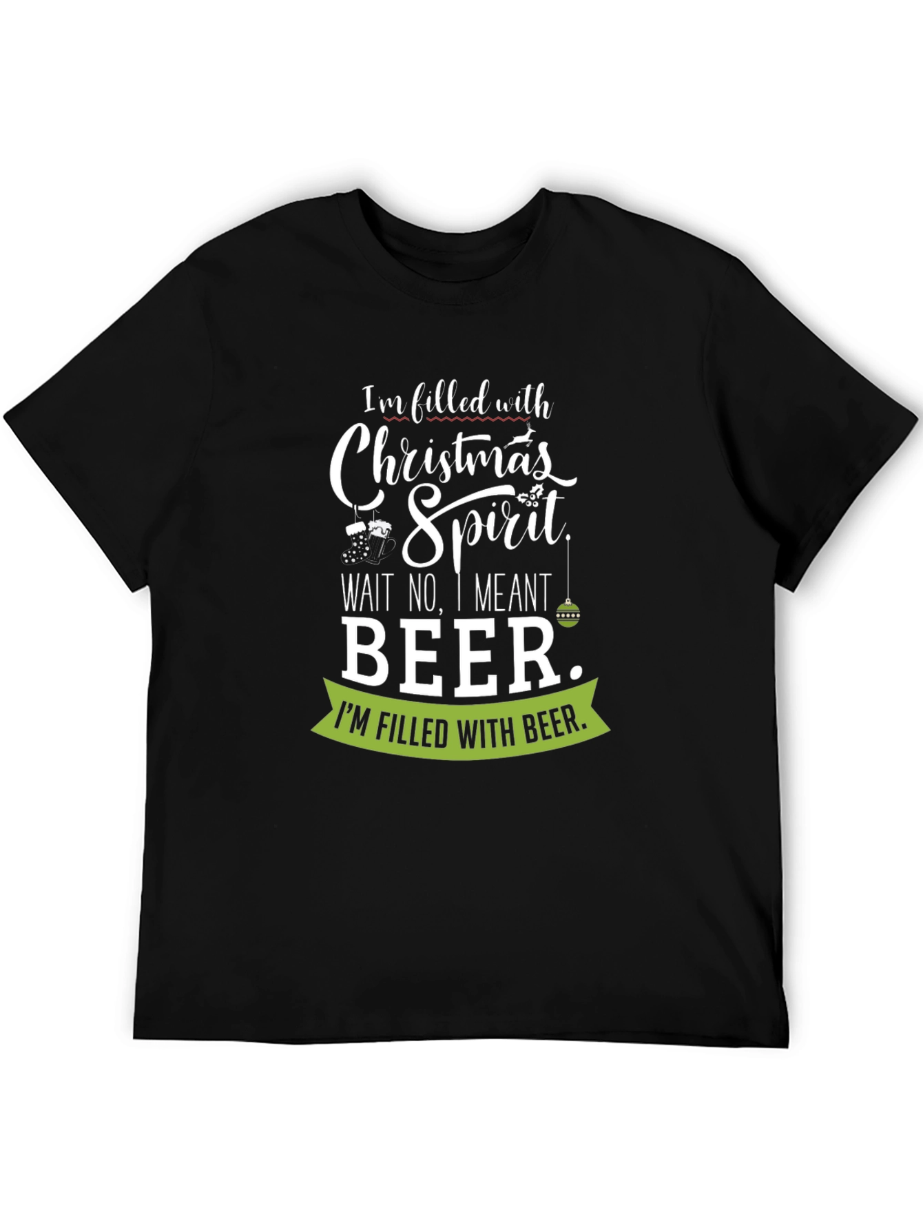 Christmas Spirit Beer T-Shirt