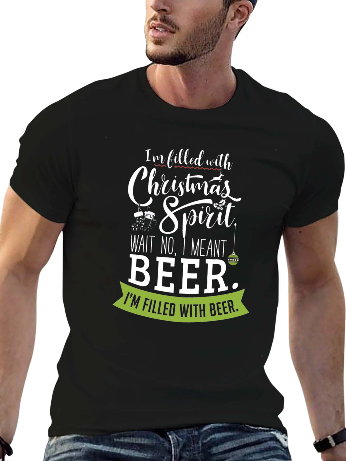 Christmas Spirit Beer T-Shirt