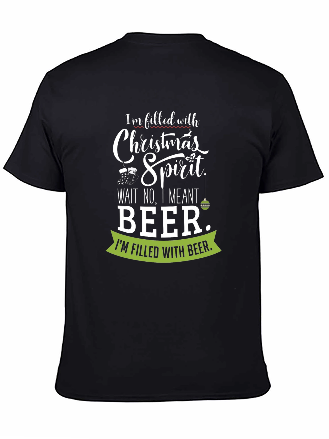 Christmas Spirit Beer T-Shirt