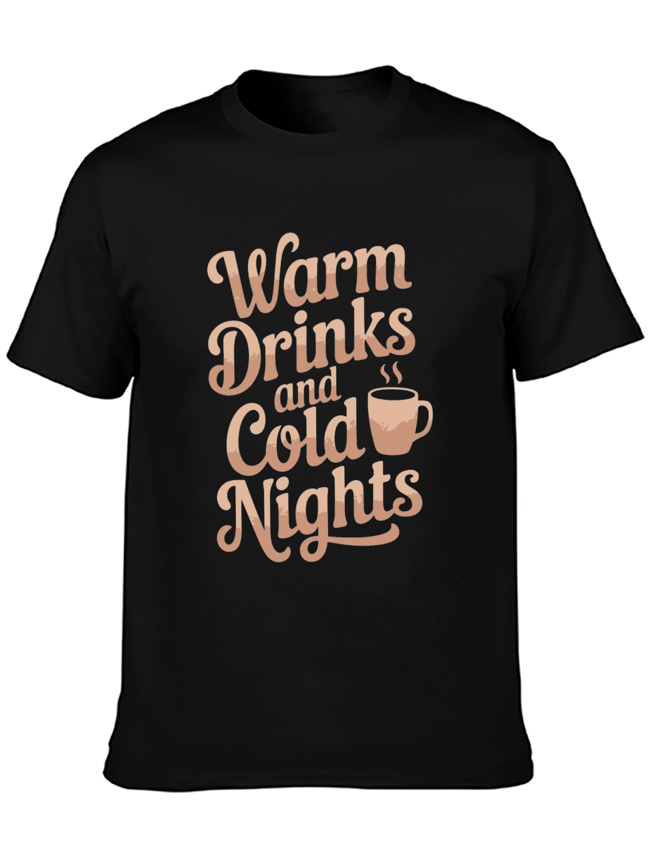 Warm Drinks & Cold Nights Graphic T-Shirt