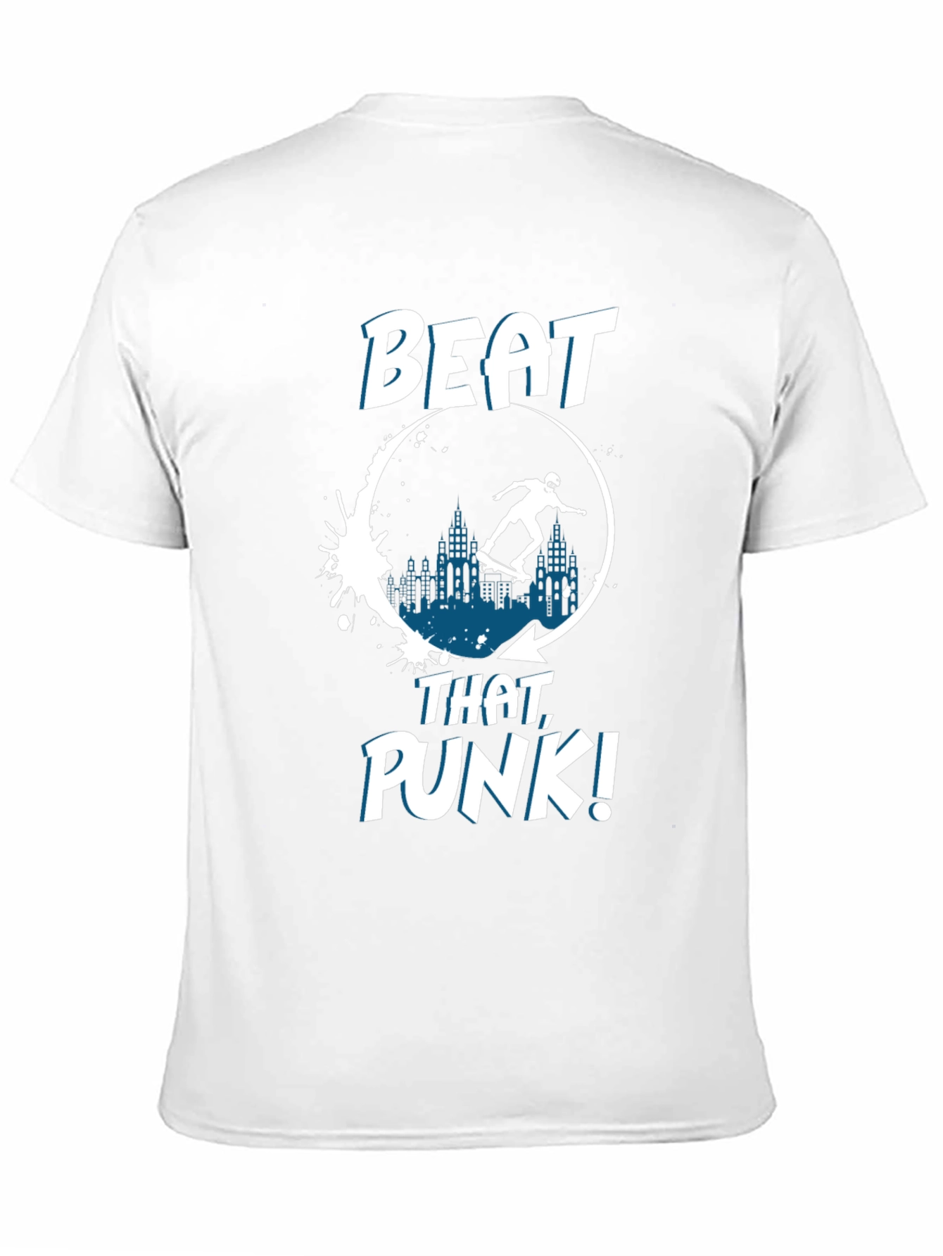 Beat That Punk! Skater Graphic T-Shirt
