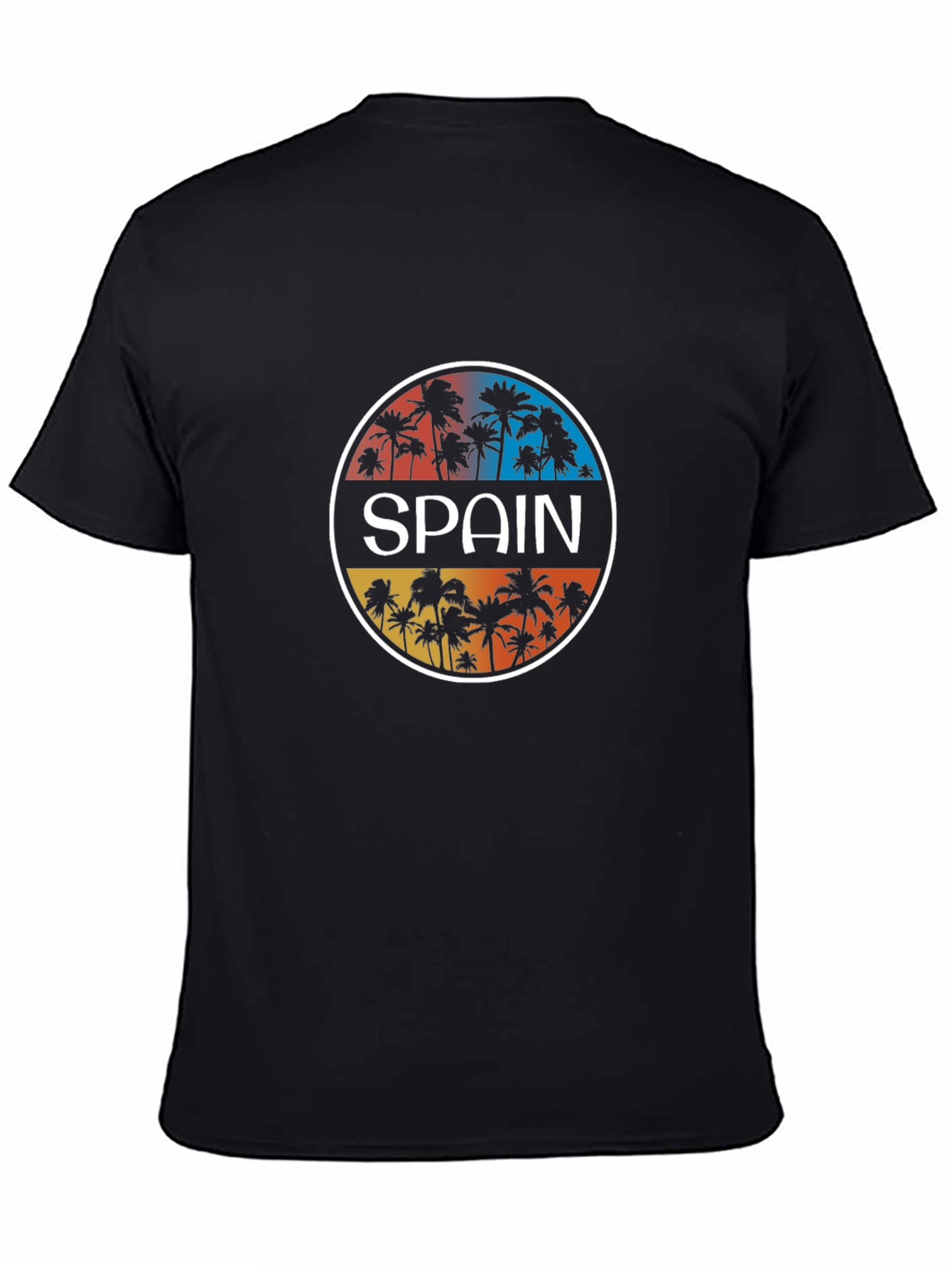 Spain Palm Tree Graphic T-Shirt