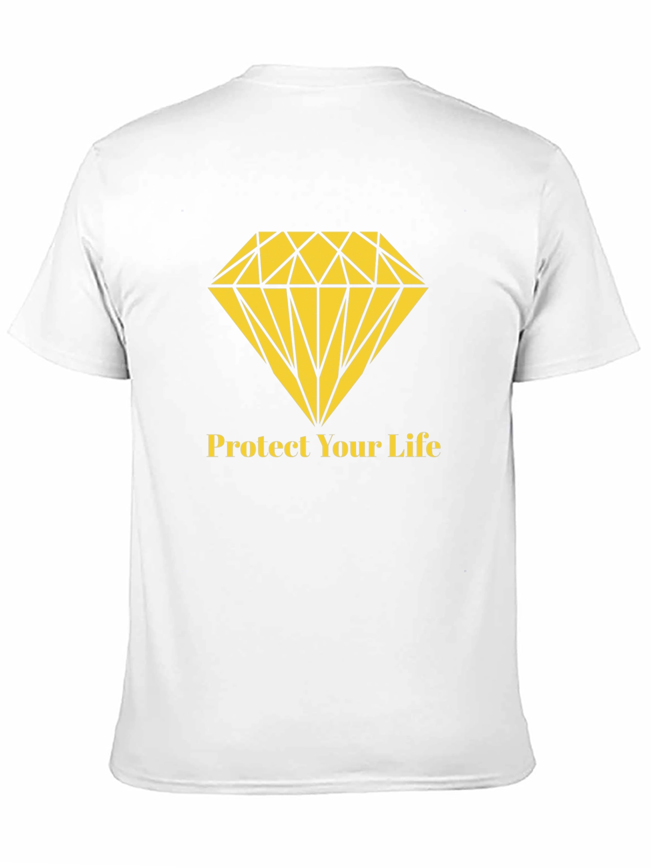 Protect Your Life Diamond Graphic T-Shirt