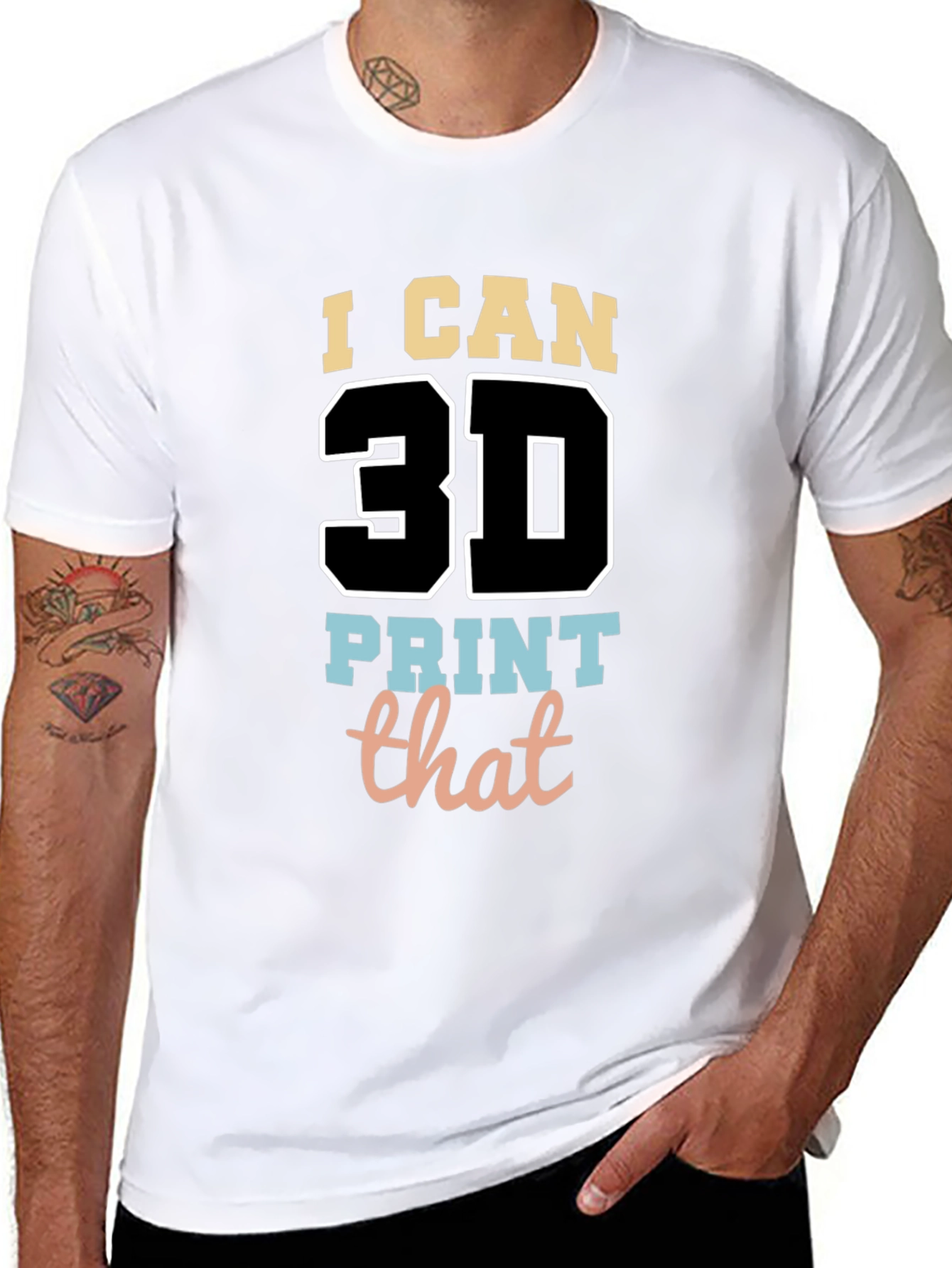I Can 3D Print That T-Shirt - Black
