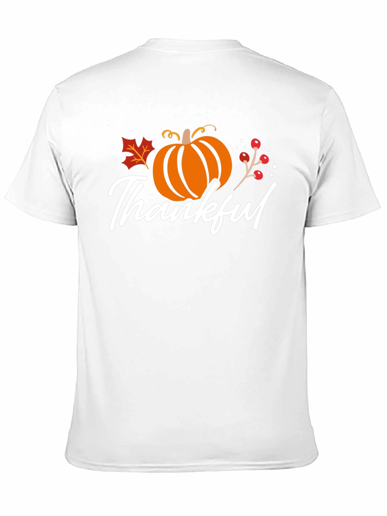 Thankful Fall Pumpkin Graphic T-Shirt