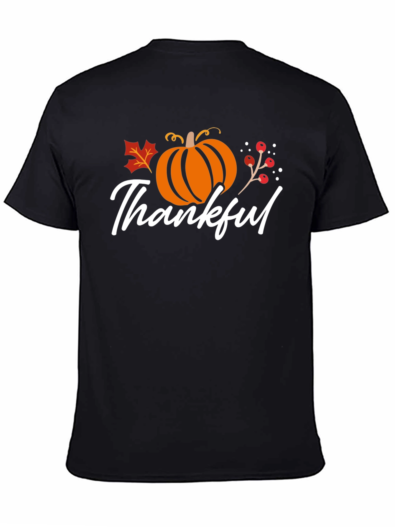 Thankful Fall Pumpkin Graphic T-Shirt