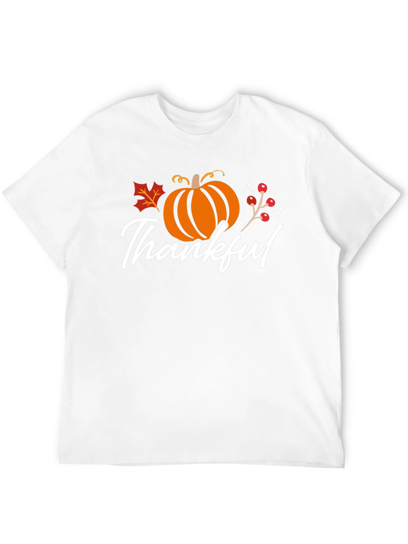 Thankful Fall Pumpkin Graphic T-Shirt
