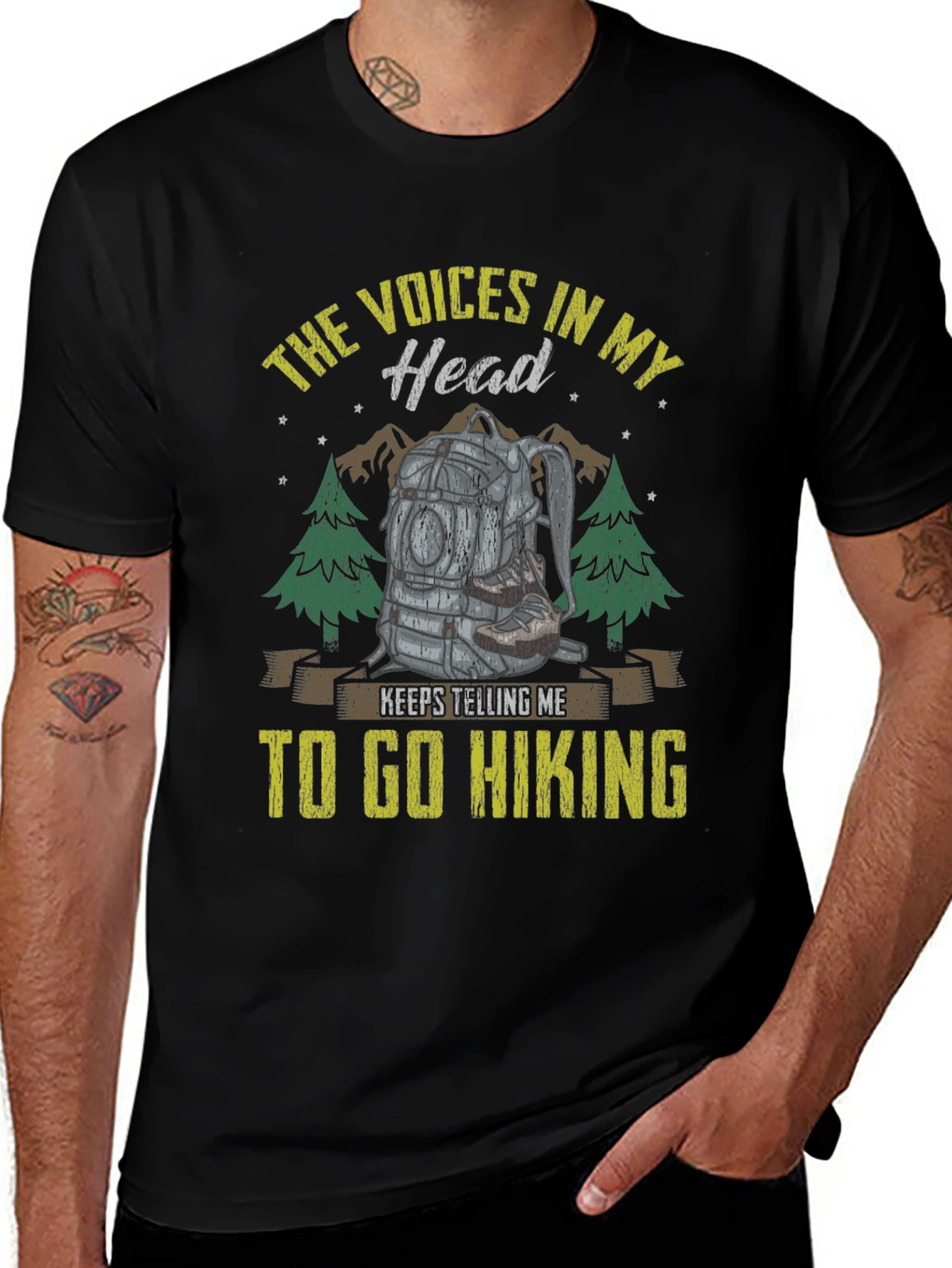 Hiking Adventure T-Shirt: Voices in My Head