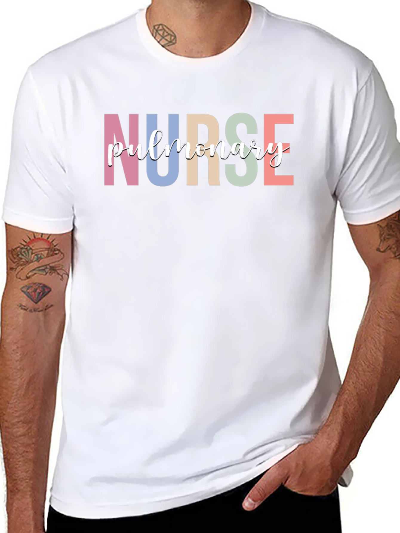 Pulmonary Nurse T-Shirt: Stylish Medical Apparel
